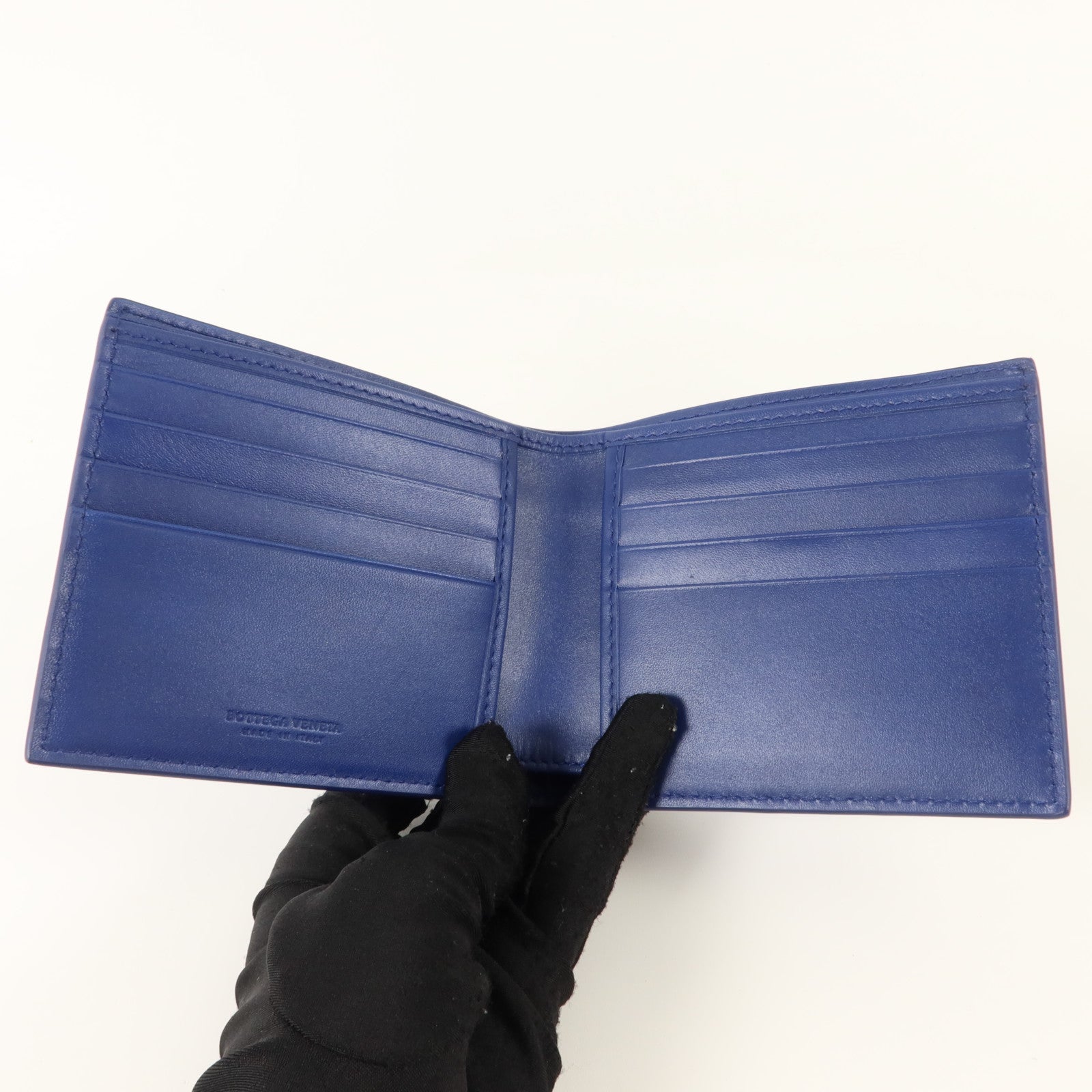 BOTTEGA VENETA 織紋皮革Bifold Wallet錢包