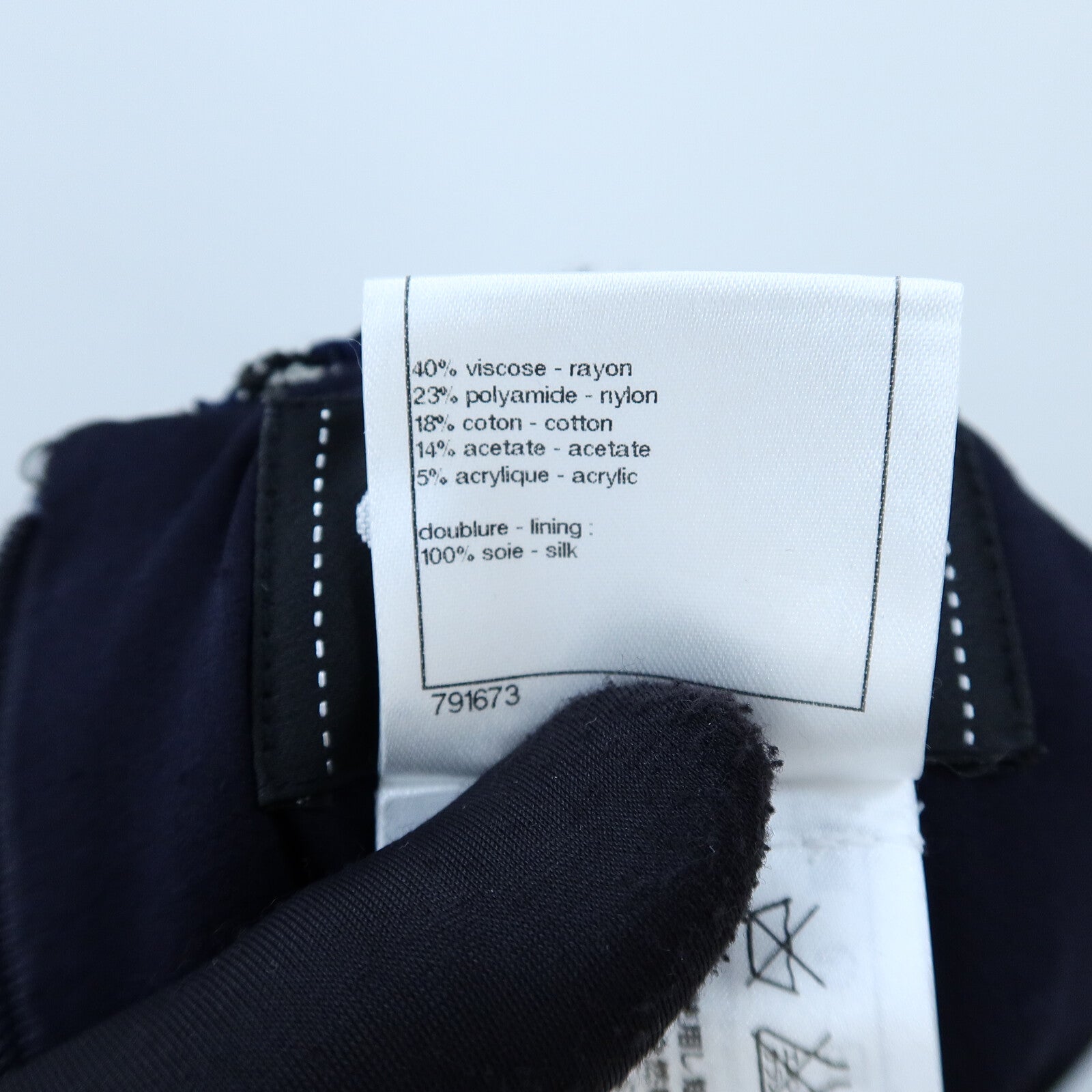 CHANEL Rayon/Nylon/Cotton Coco Button Dress連身裙