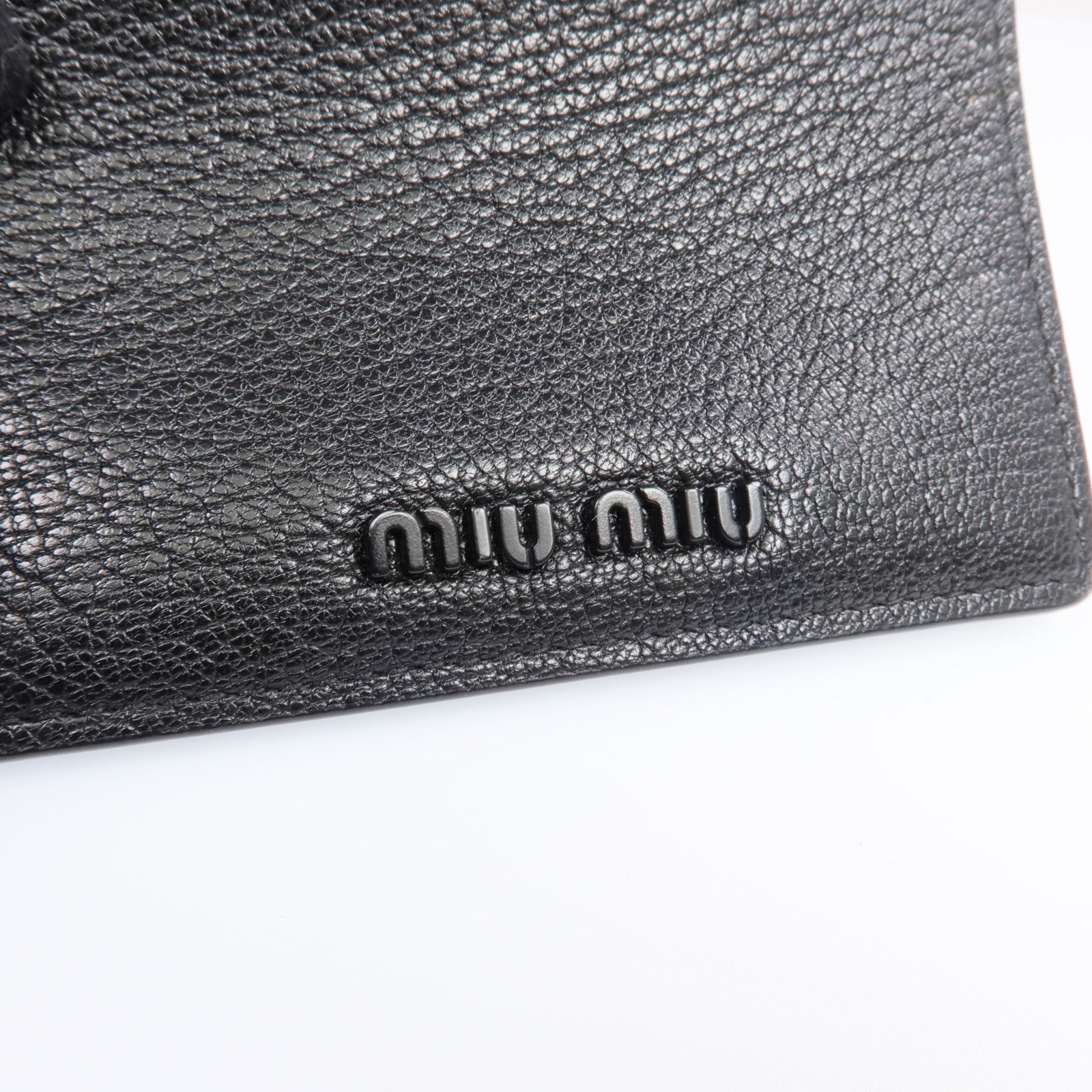 Miu Miu 山羊皮皮革Wallet金扣錢包