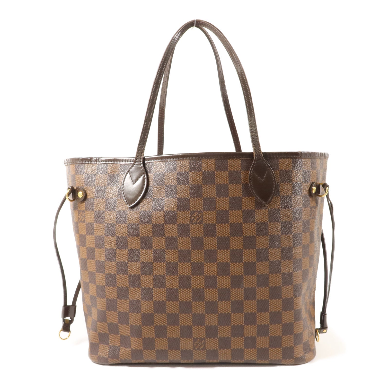 LOUIS VUITTON Damier Neverfull MM肩背袋