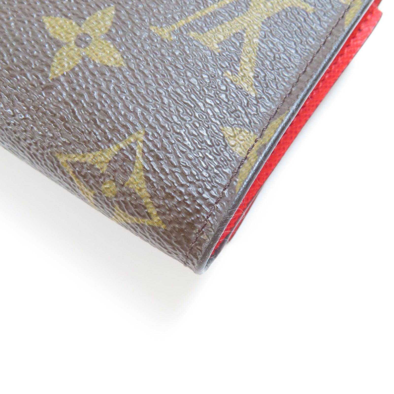 LOUIS VUITTON Monogram Portefeuille Victorine金扣錢包棕色