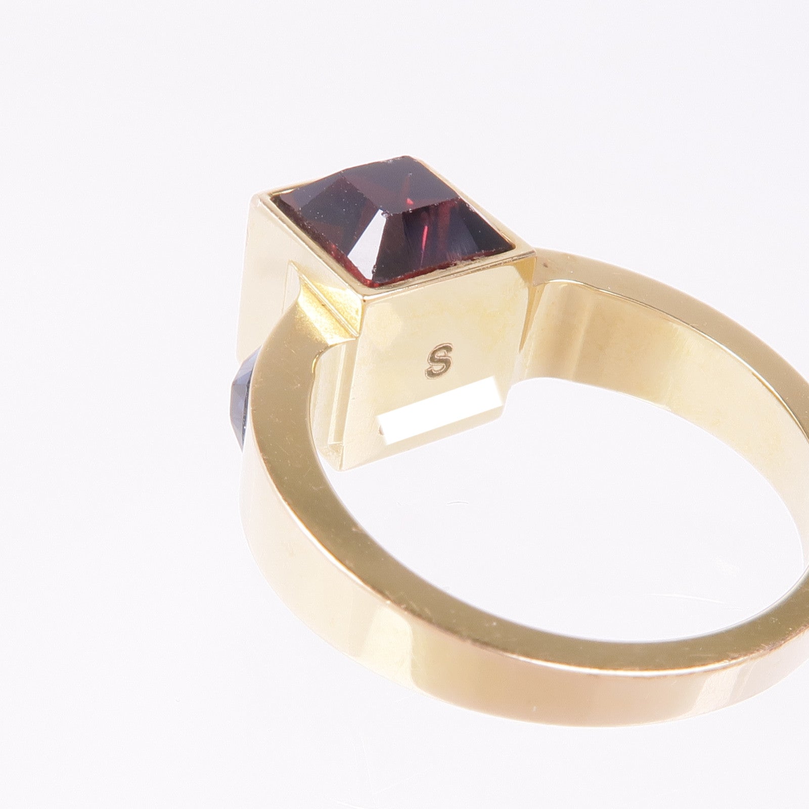 LOUIS VUITTON 黃銅Gamble Ring戒指LV#S US#5