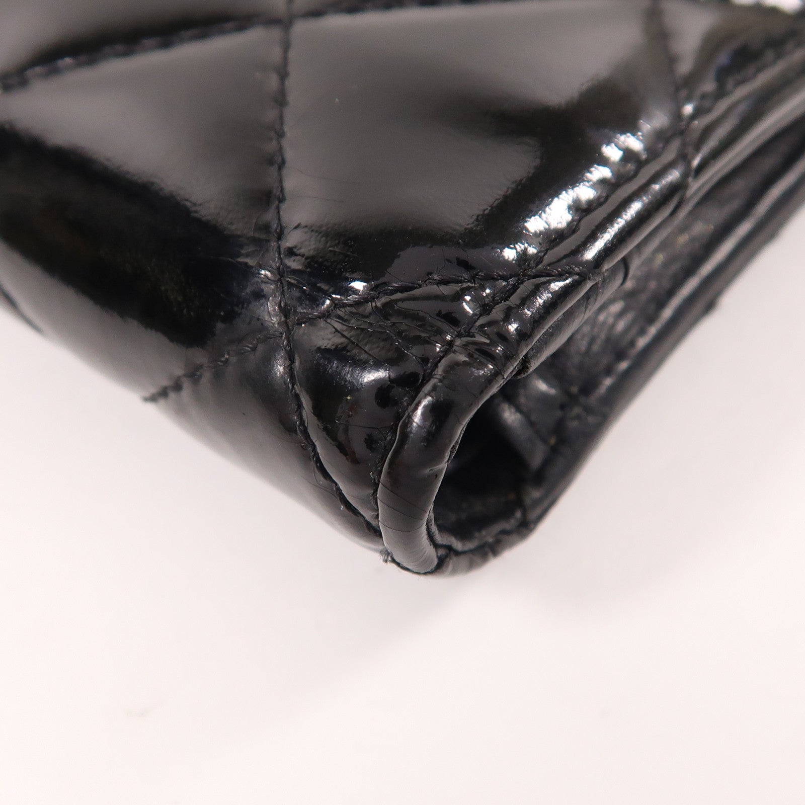 CHANEL 漆皮皮革Long Wallet長錢包