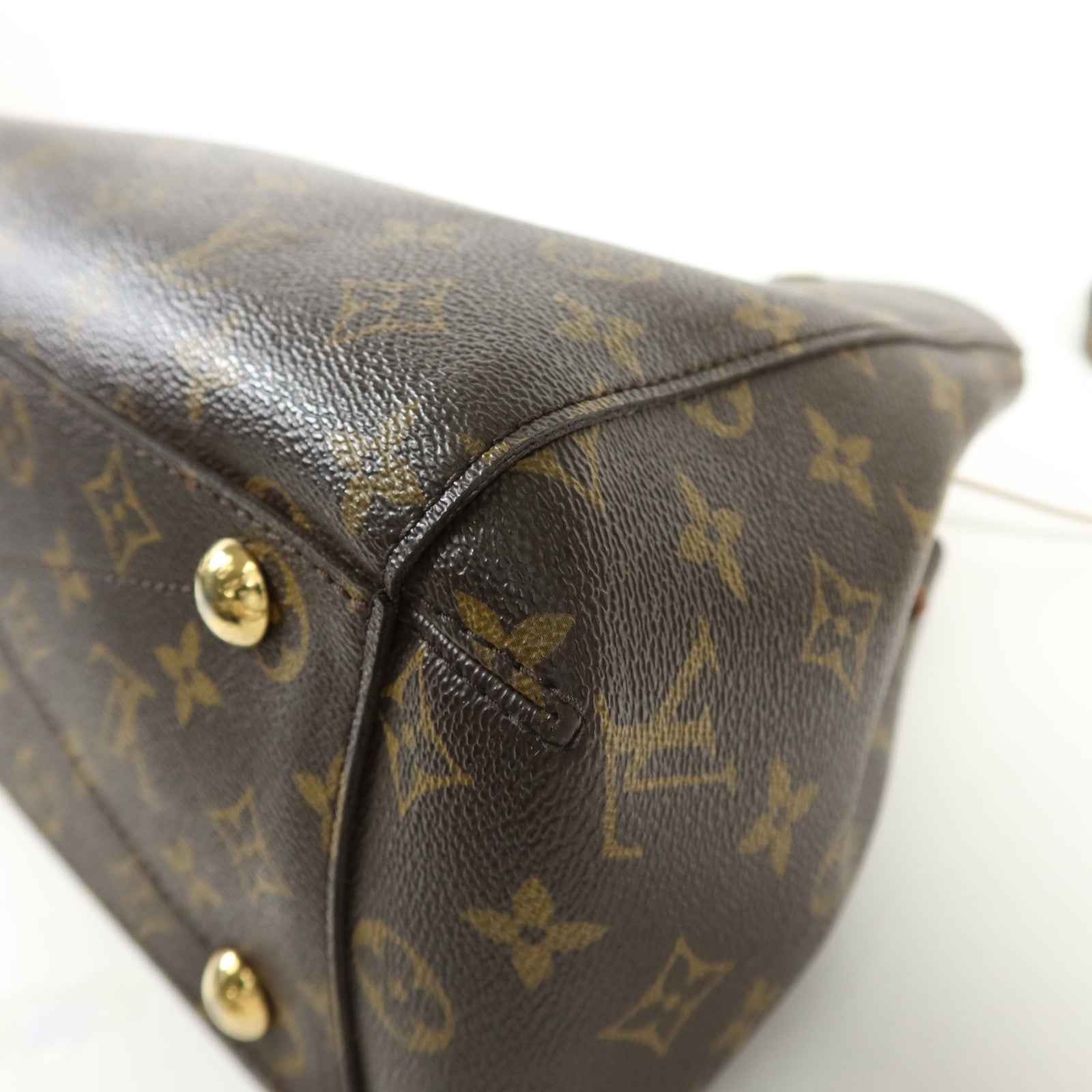 LOUIS VUITTON Monogram Montaigne MM金扣手挽肩背兩用袋
