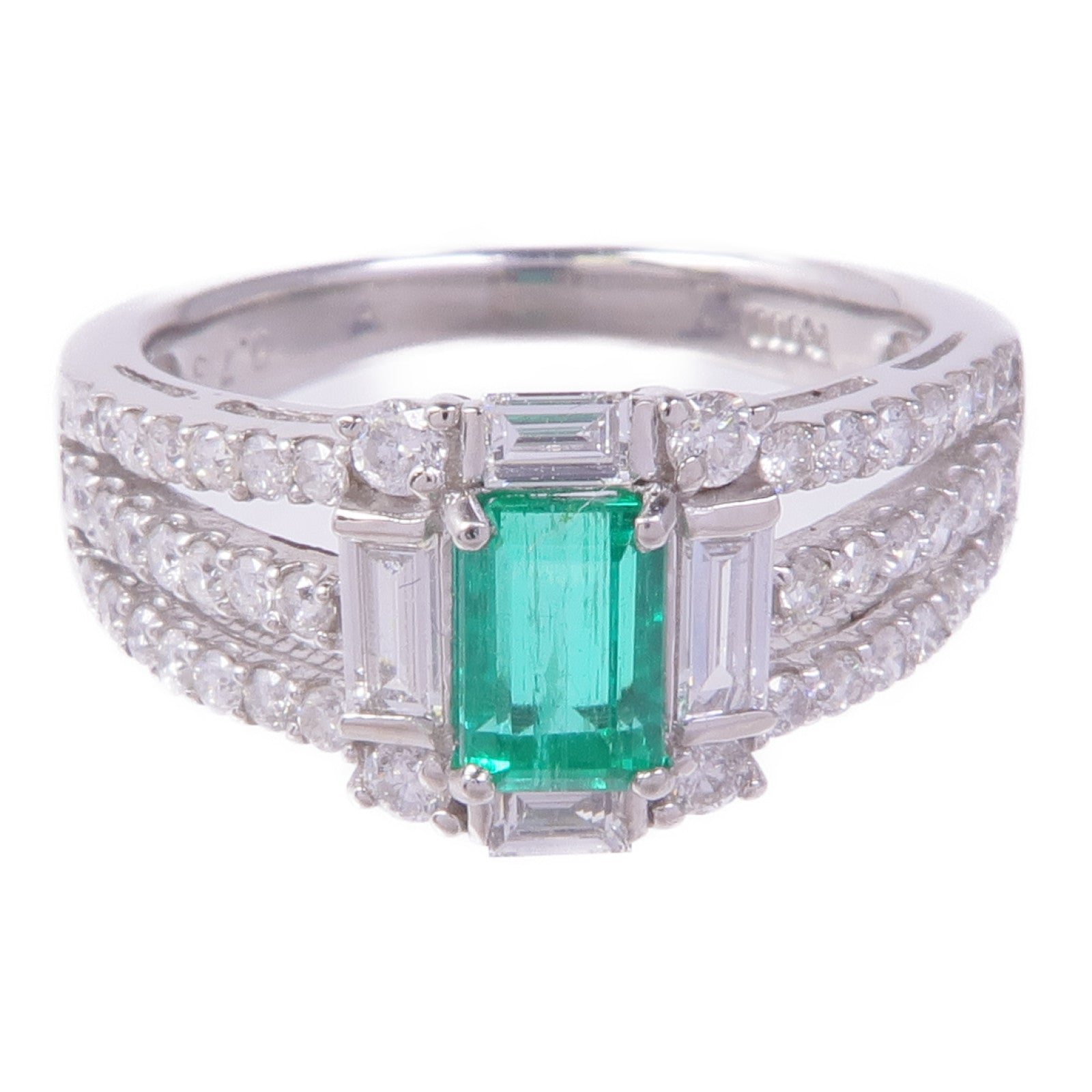 JEWELRY 【激減優惠】PT900鉑金Diamond Ring鑽石戒指US#5.75
