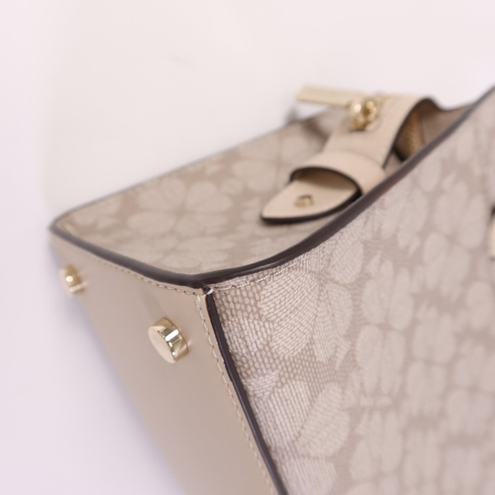 Kate Spade 塗層帆布2 Way Shoulder Bag金扣手挽肩背兩用袋