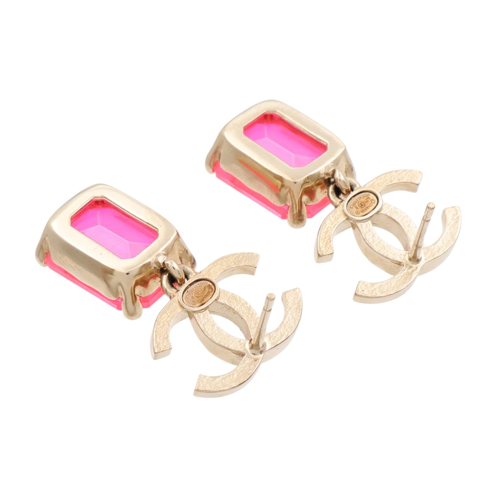 CHANEL 金屬/PVC Earrings耳環
