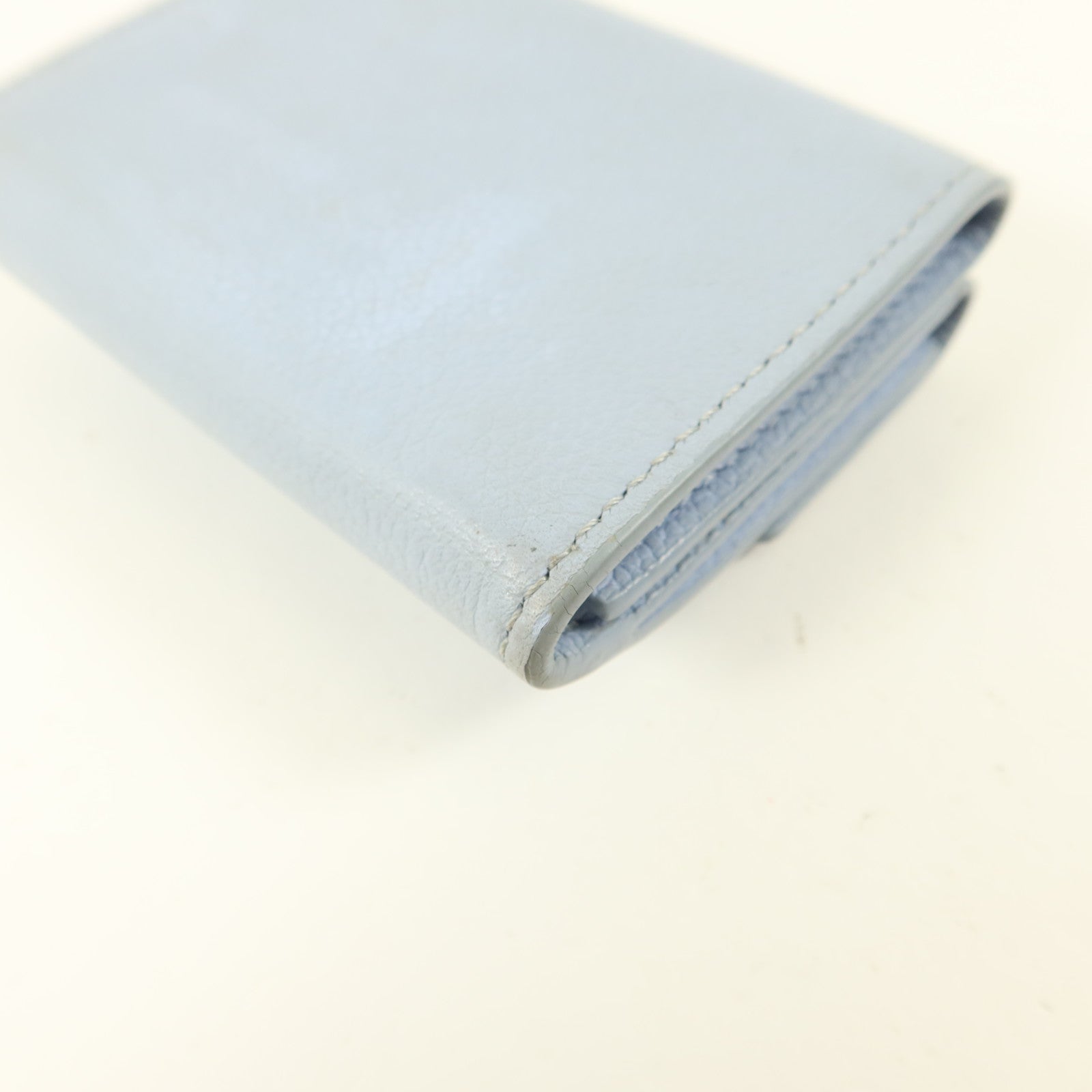 LOUIS VUITTON 牛皮皮革Lock Mini Fold Wallet金扣錢包