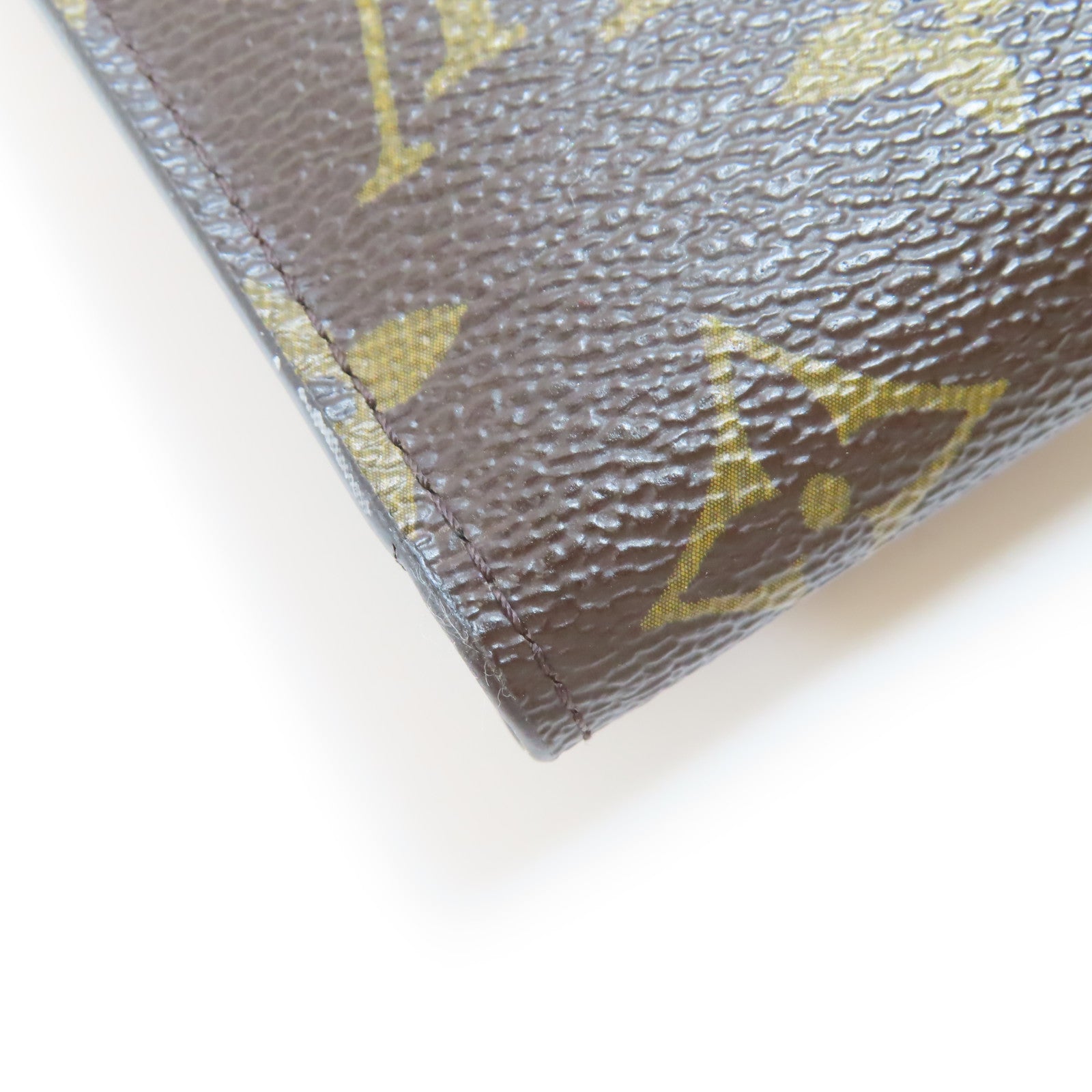 LOUIS VUITTON Monogram Portefeuille Victorine金扣錢包棕色