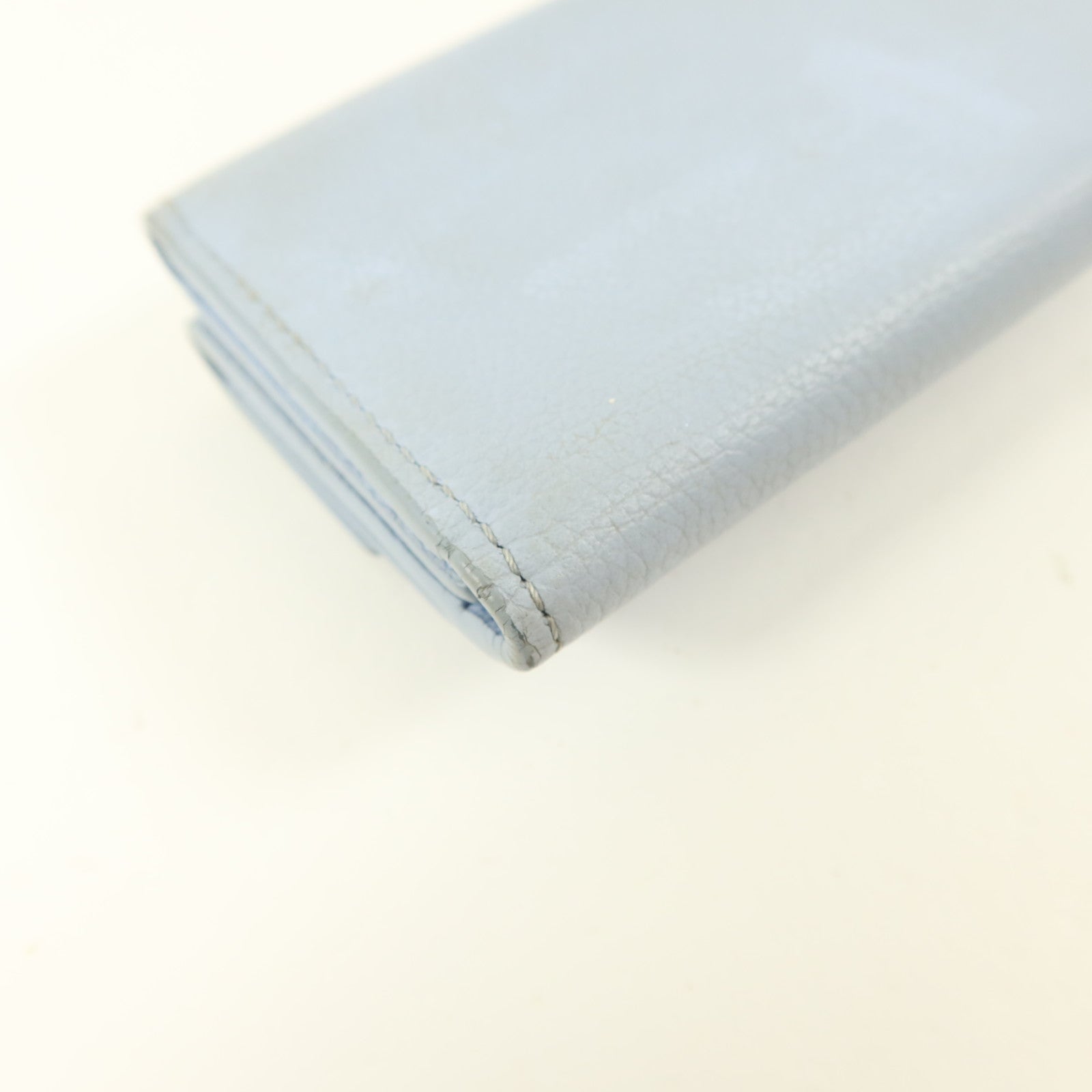 LOUIS VUITTON 牛皮皮革Lock Mini Fold Wallet金扣錢包