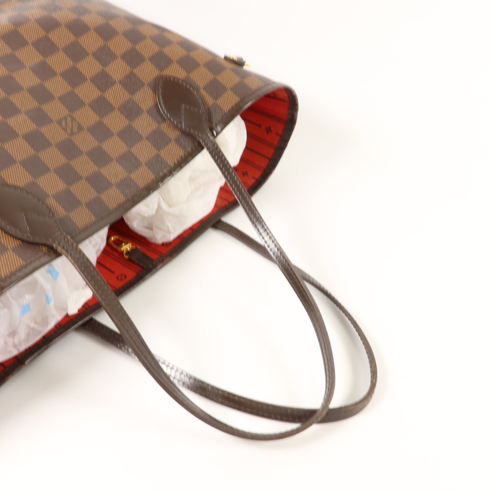 LOUIS VUITTON Damier Neverfull MM肩背袋