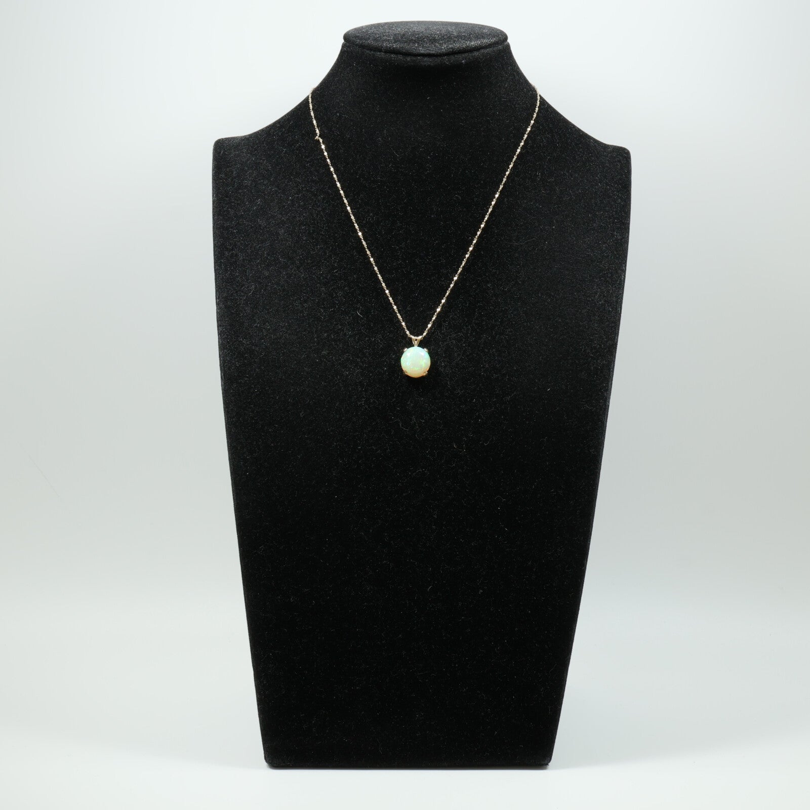 JEWELRY 925純銀Opal Necklace蛋白石項鍊