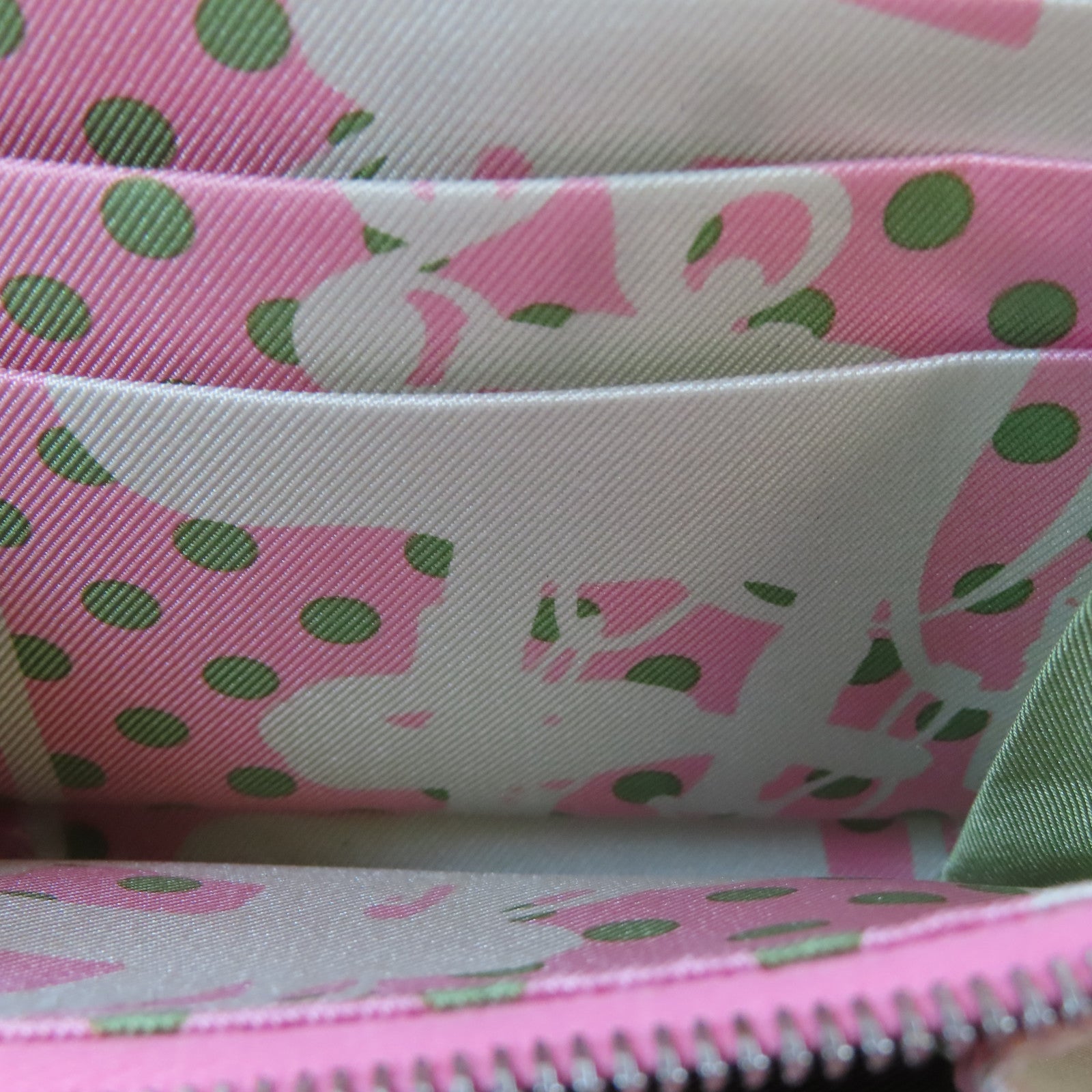 HERMES Epsom皮革Silk In Compact Wallet銀扣錢包Rose Azalee/粉紅色