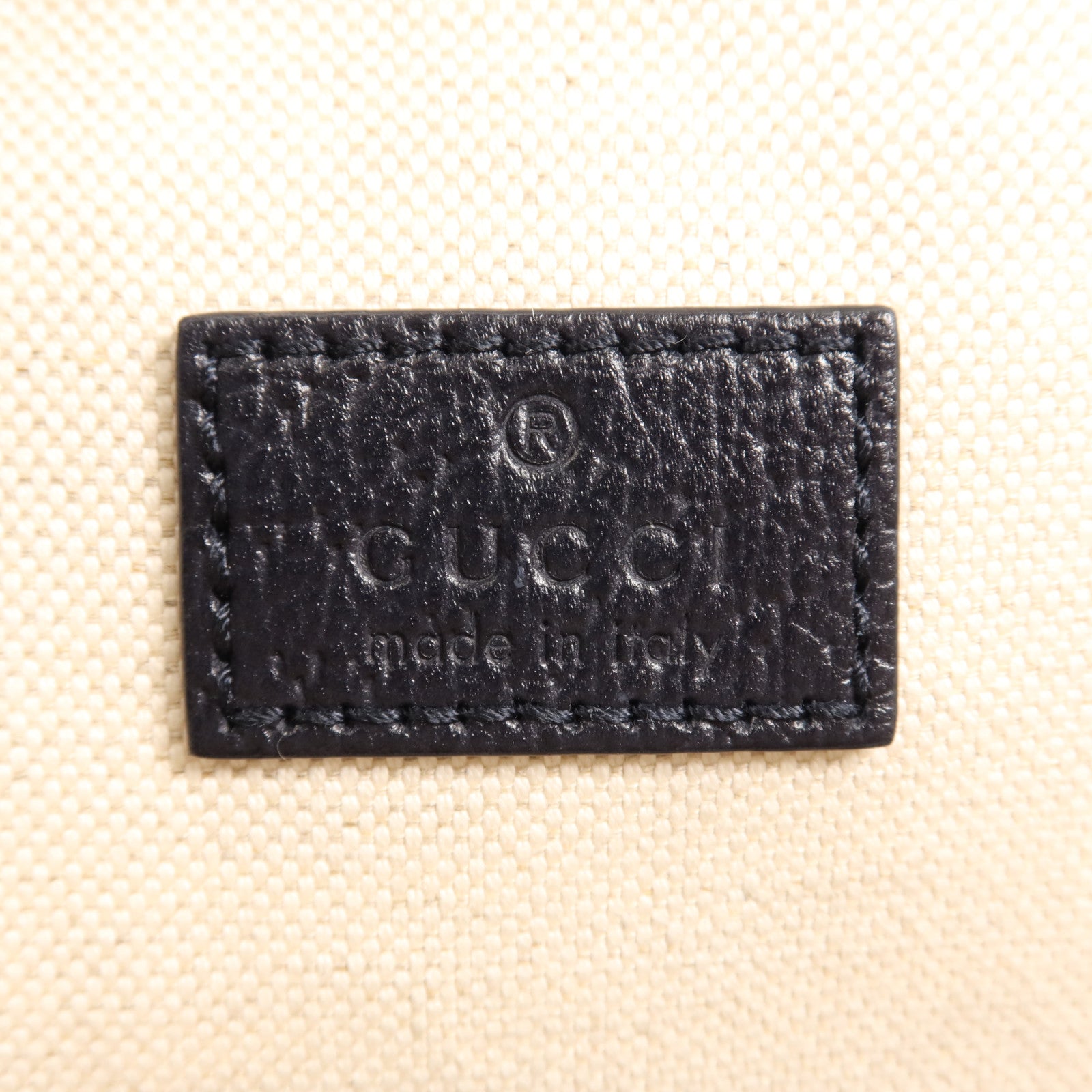 GUCCI 塗層帆布Shoulder Bag銀扣手挽肩背兩用袋