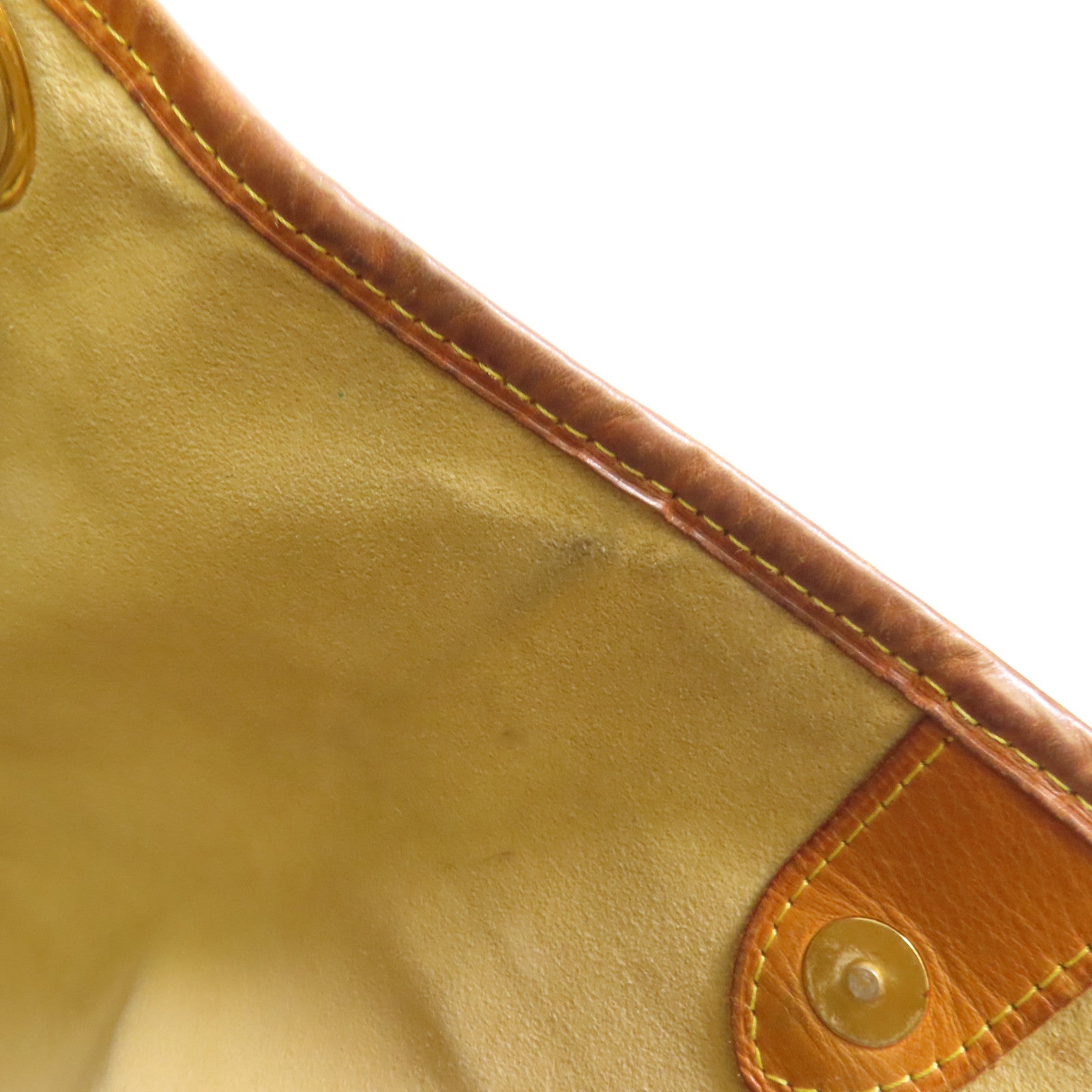 LOUIS VUITTON Monogram Galliera PM金扣肩背袋棕色