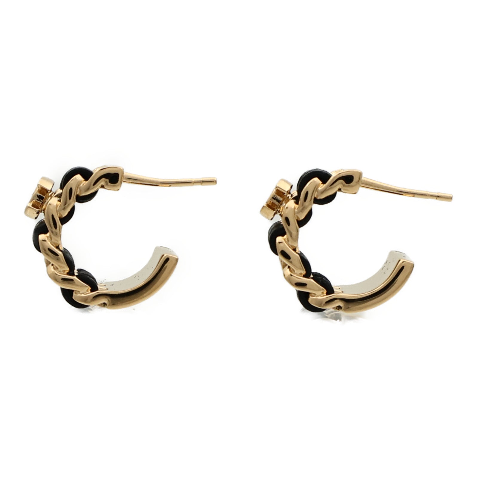 CHANEL 金屬/羊皮皮革Earrings耳環