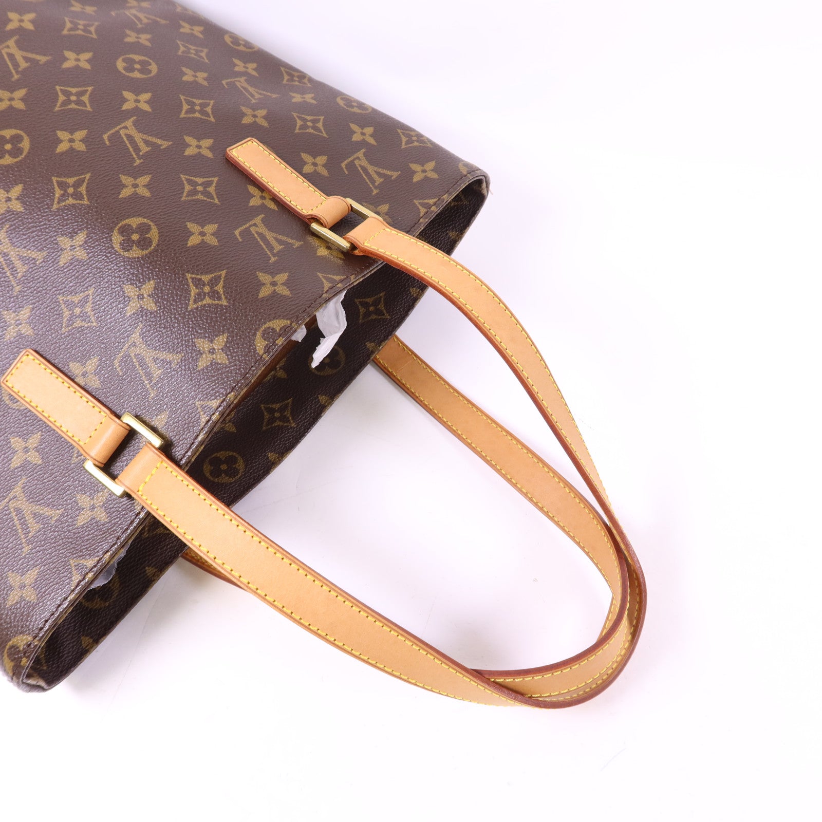 LOUIS VUITTON Monogram Vavin GM金扣肩背袋/手挽袋棕色