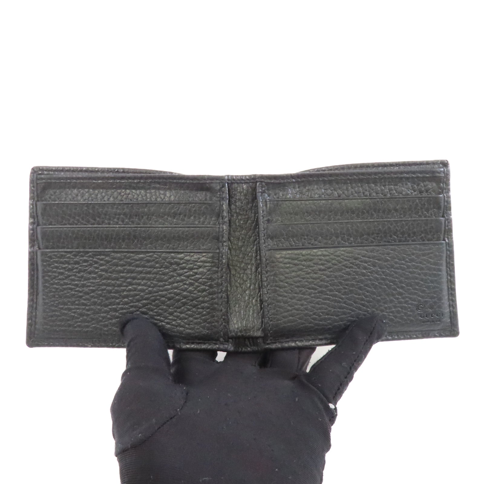 GUCCI 尼龍Supreme Wallet錢包黑色