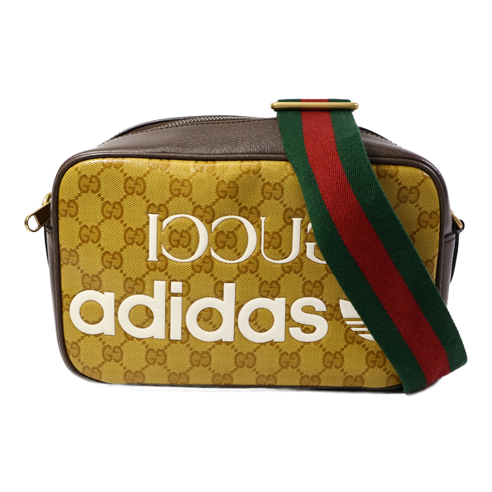 GUCCI 塗層帆布GUCCIxadidas GG Crystal肩背袋