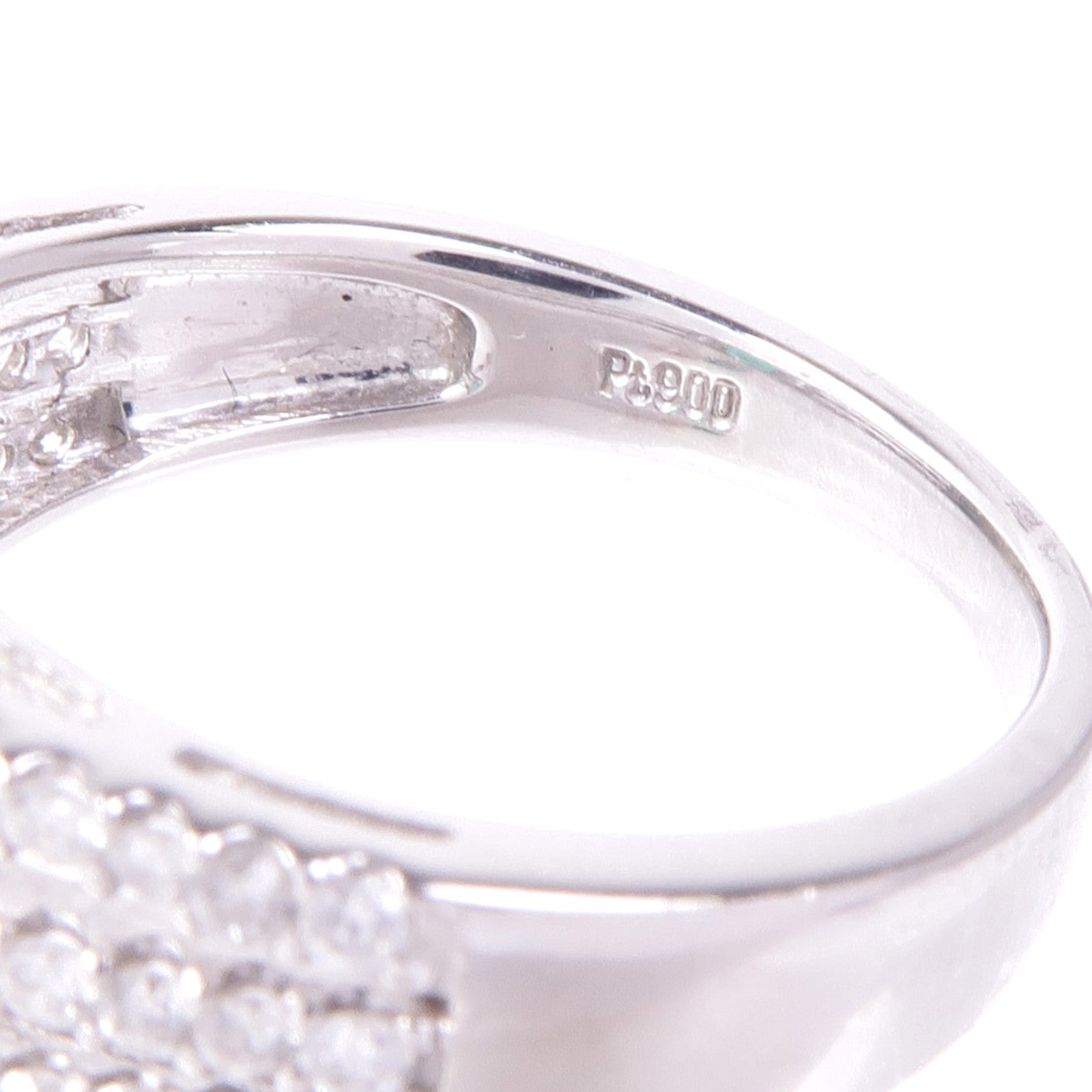 JEWELRY 【激減優惠】PT900鉑金Diamond Ring鑽石戒指US#5.75