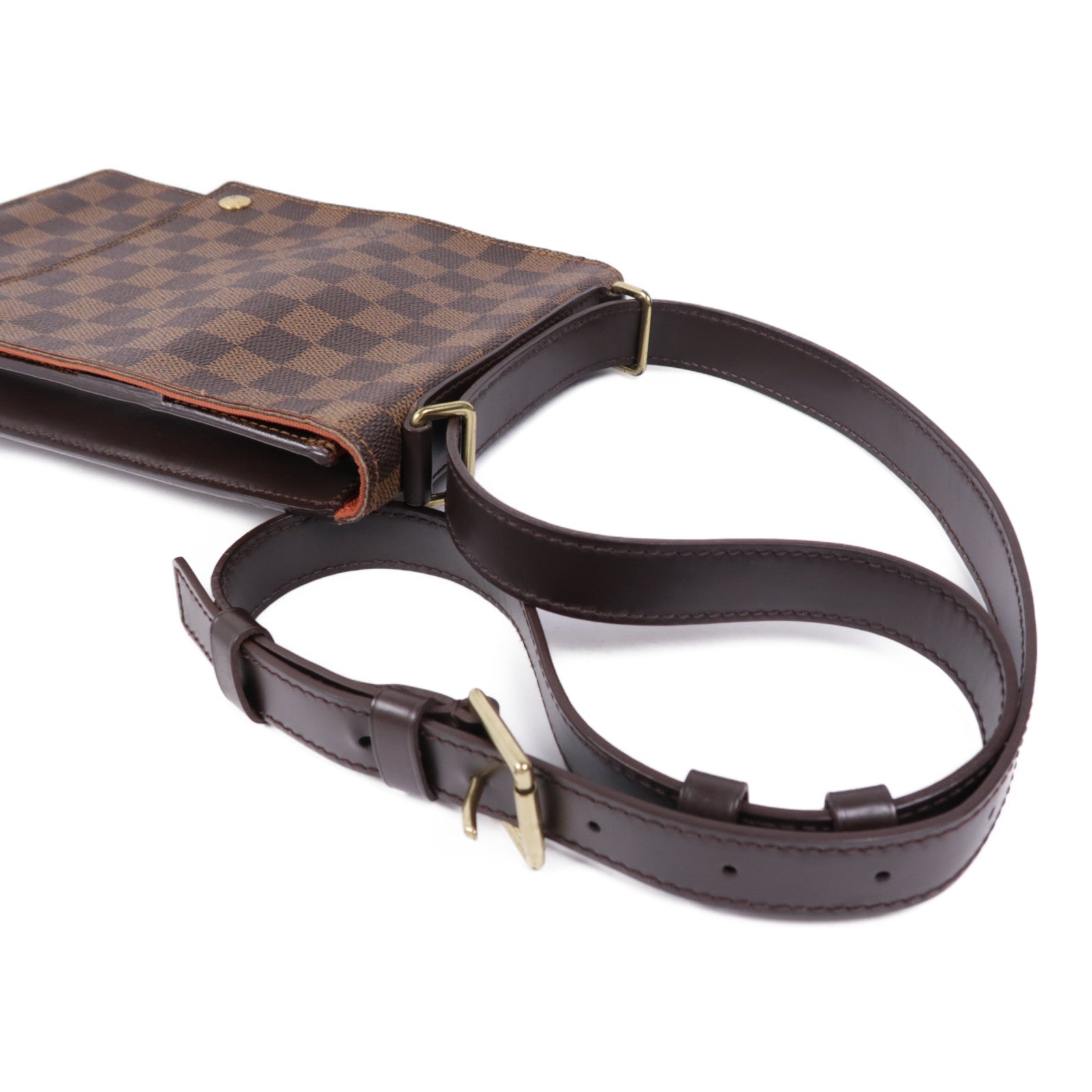 LOUIS VUITTON Damier Portobello金扣肩背袋