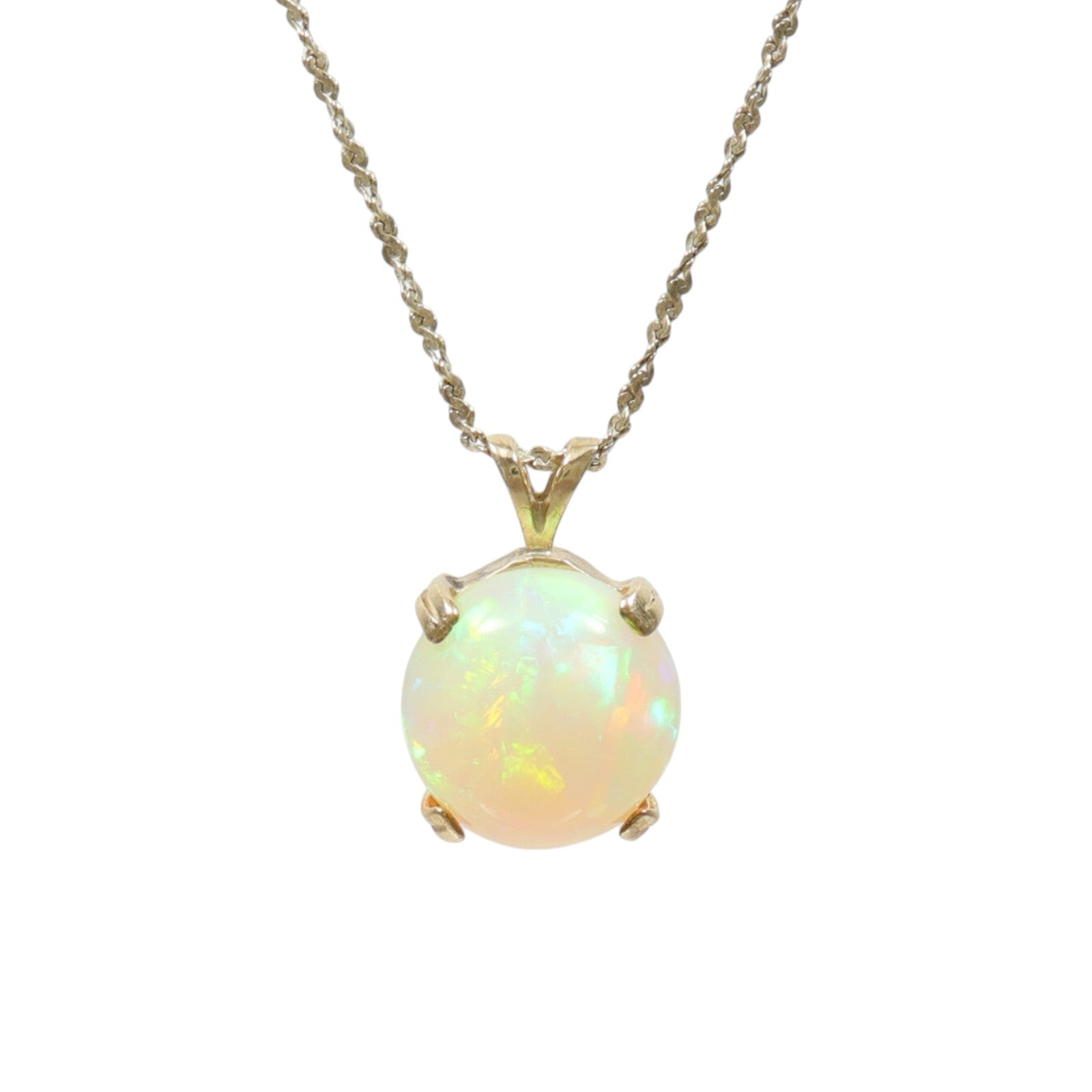 JEWELRY 925純銀Opal Necklace蛋白石項鍊