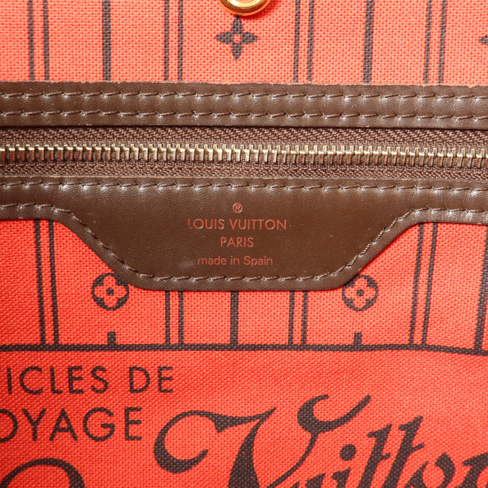 LOUIS VUITTON Damier Neverfull MM肩背袋