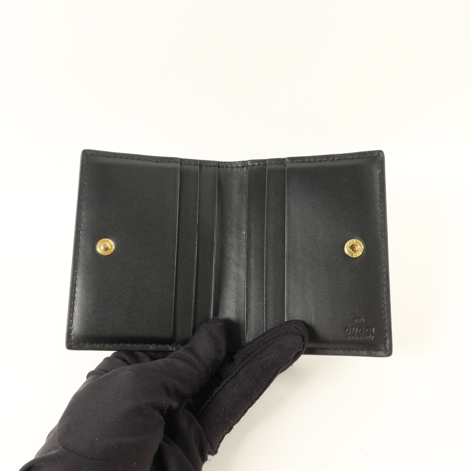 GUCCI 牛皮皮革Signature Card Case卡片套