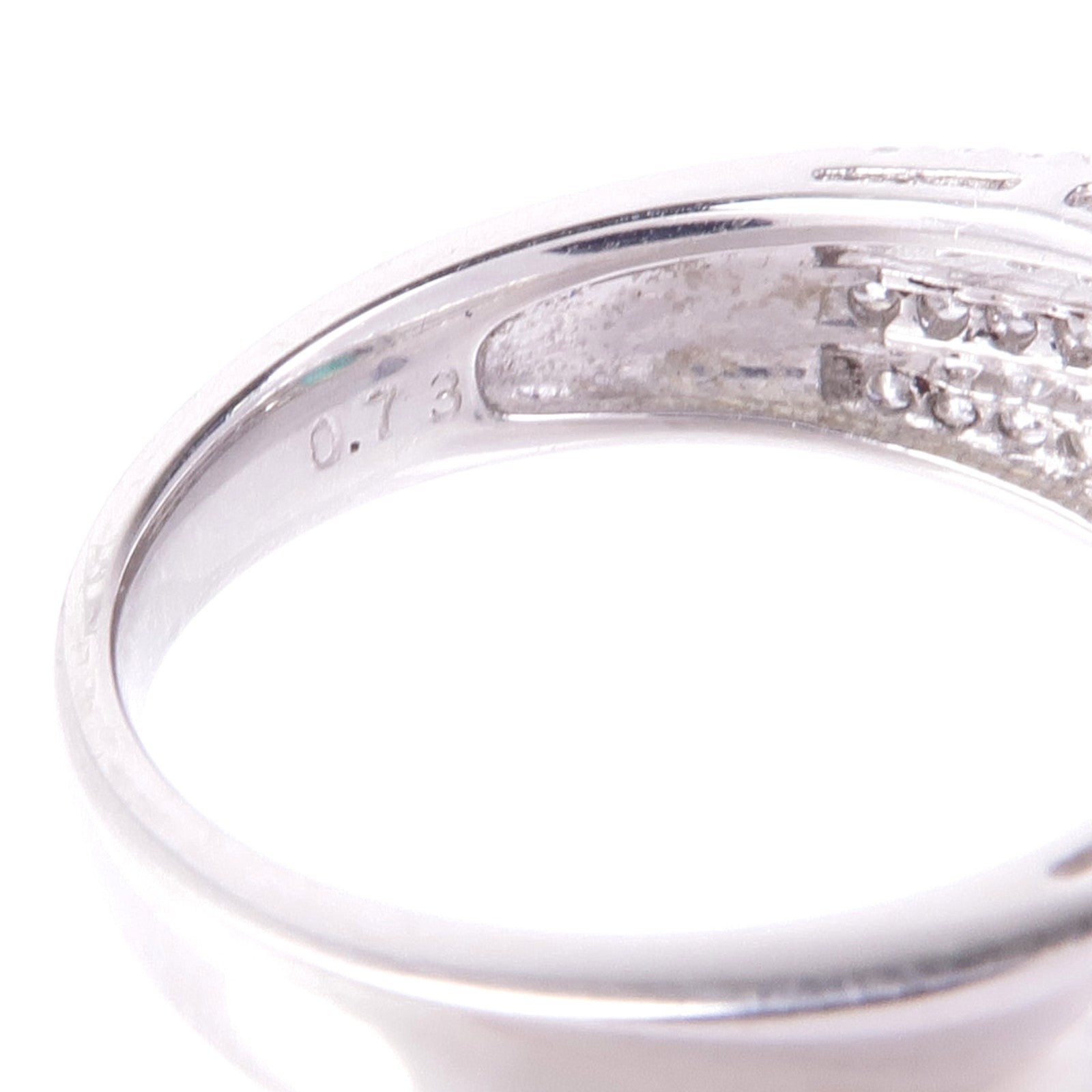 JEWELRY 【激減優惠】PT900鉑金Diamond Ring鑽石戒指US#5.75