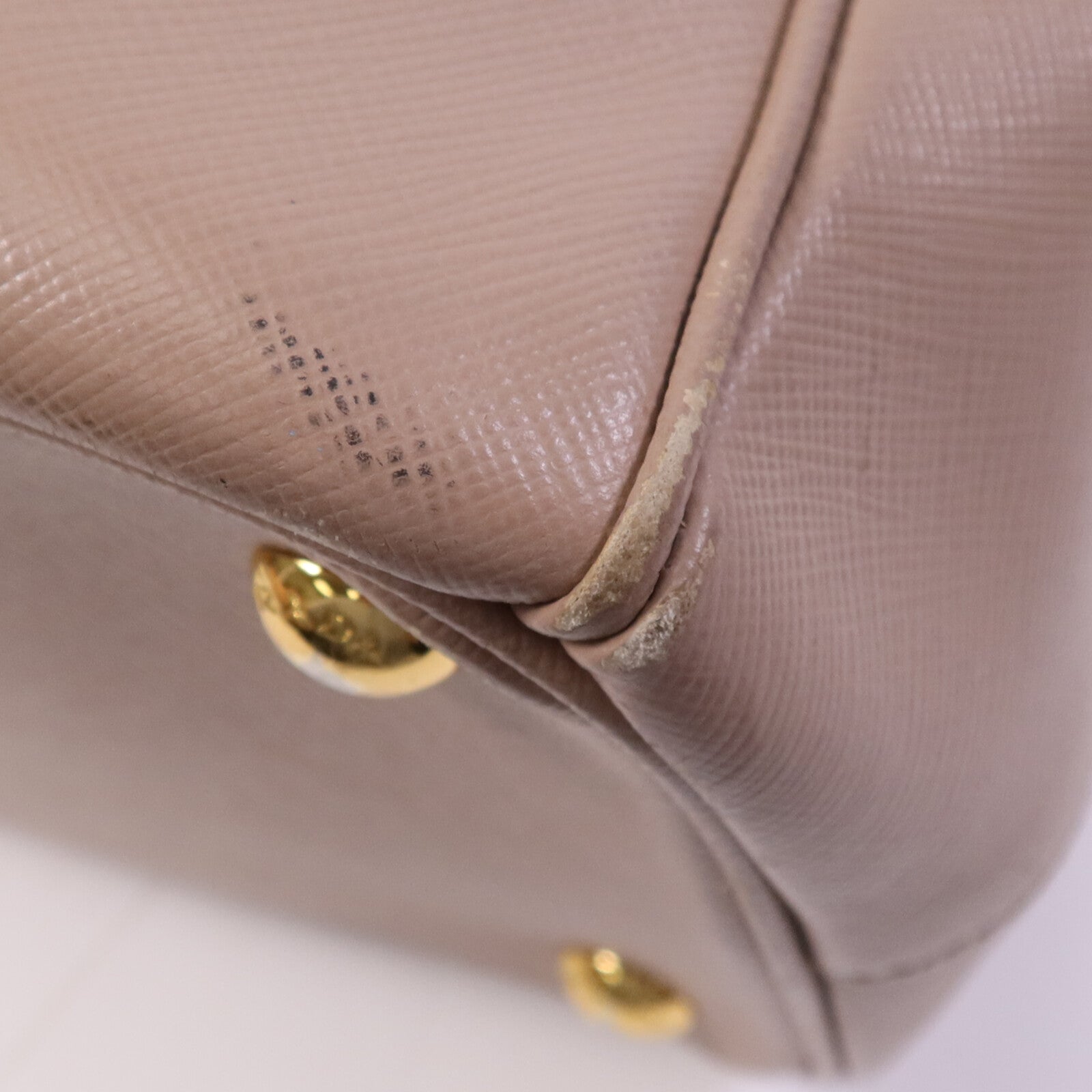 PRADA Saffiano皮革Galleria金扣手挽肩背兩用袋