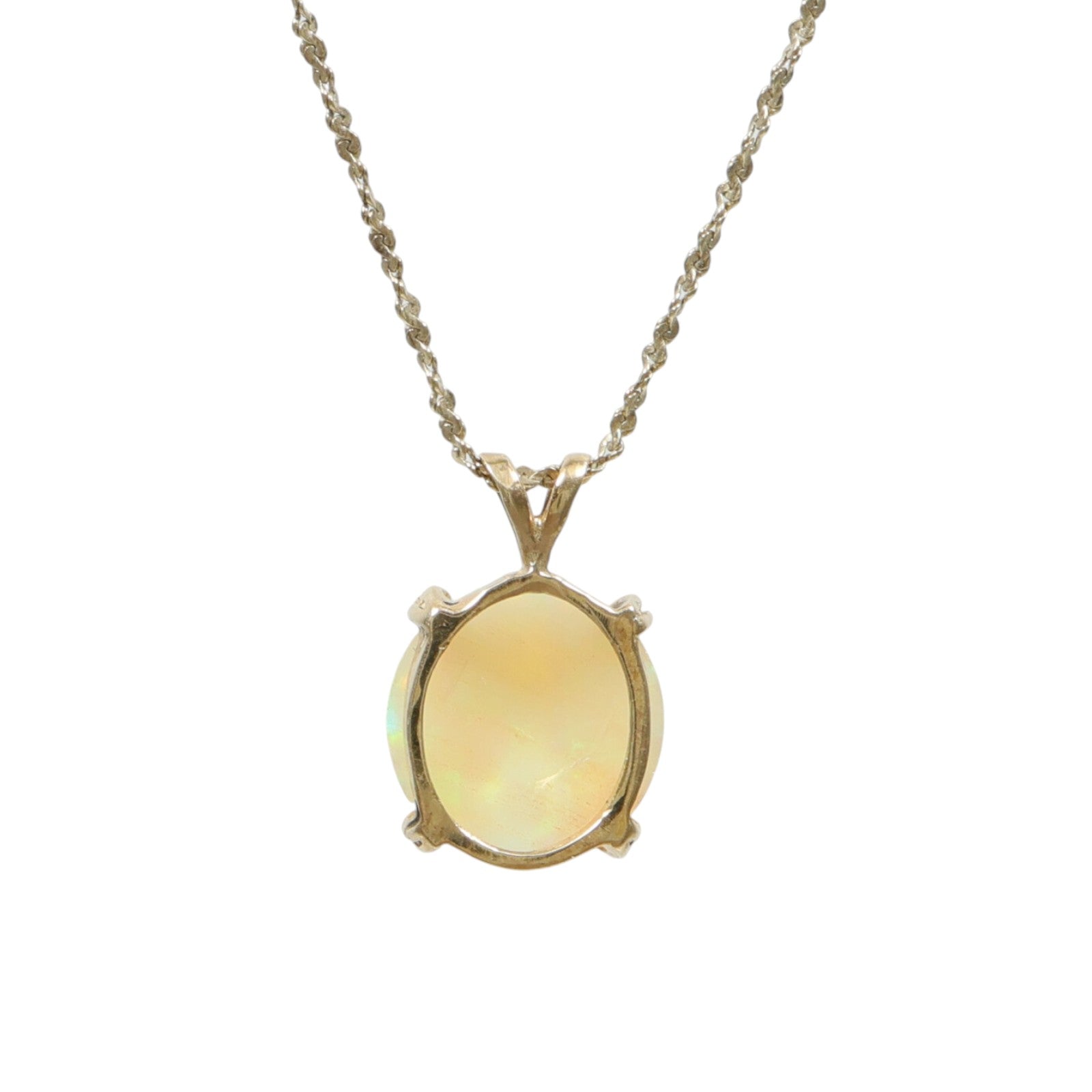 JEWELRY 925純銀Opal Necklace蛋白石項鍊