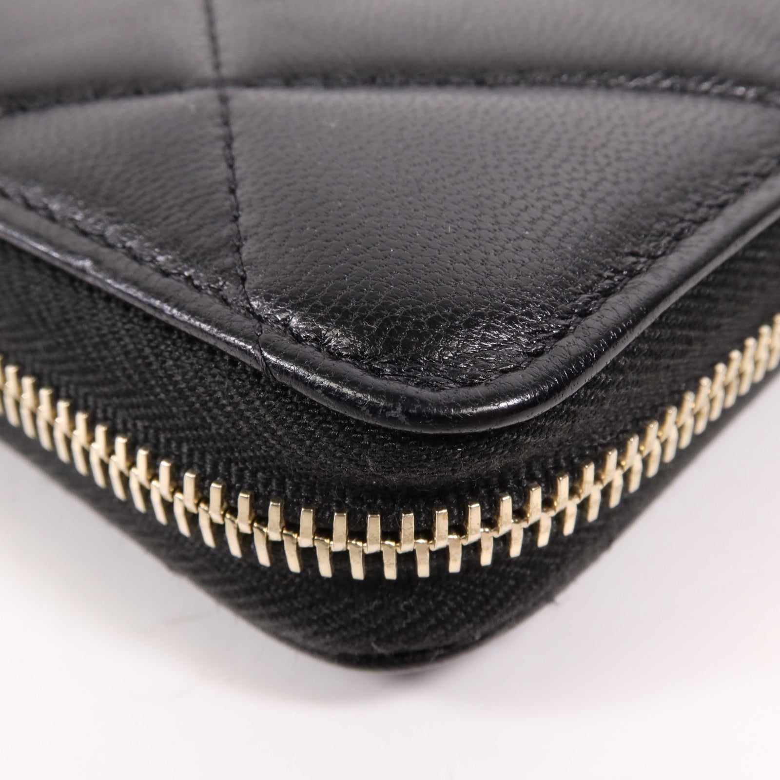 CHANEL 羊皮皮革C19 Long Wallet金扣長錢包