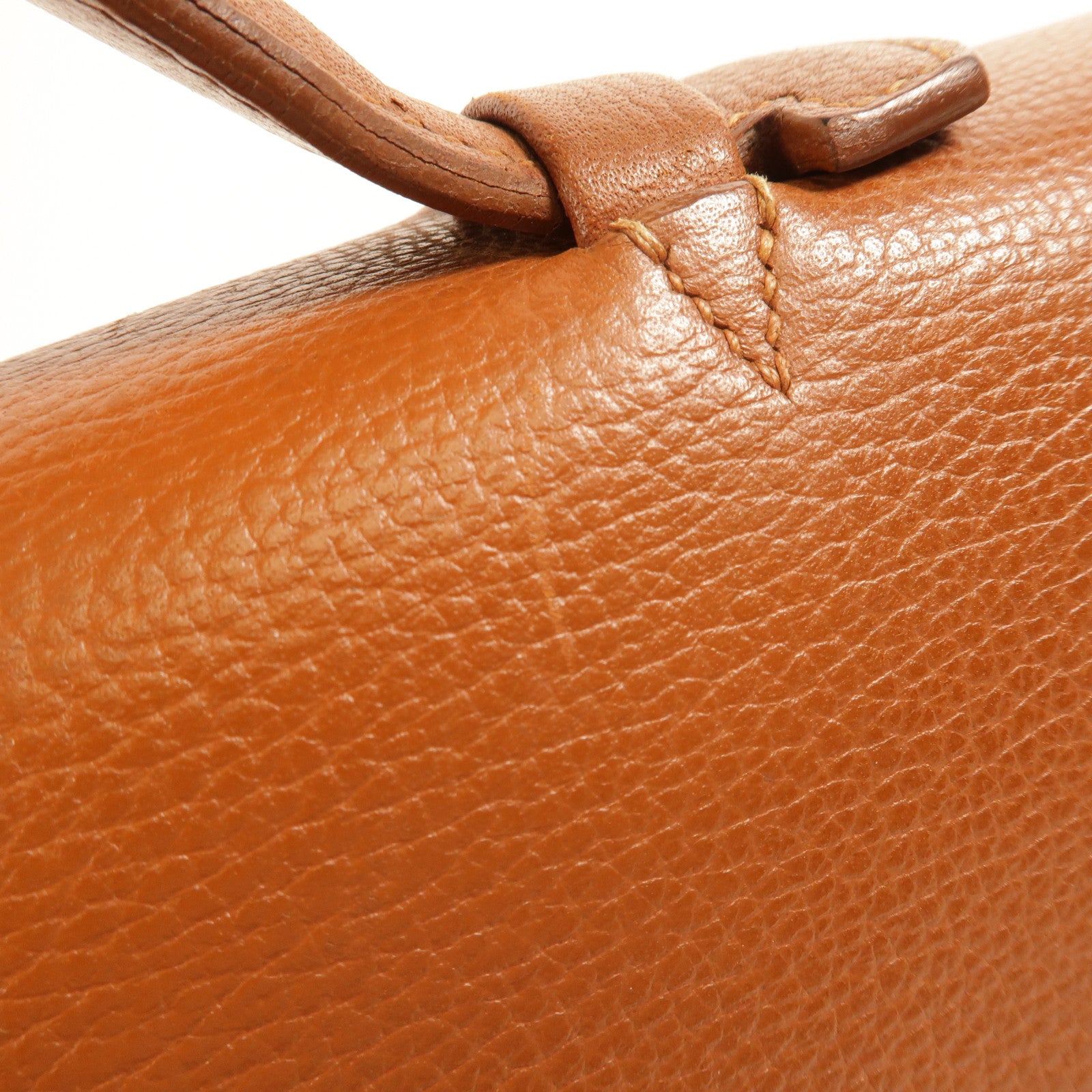 HERMES Togo皮革Sac A Depeches 38公事包Gold