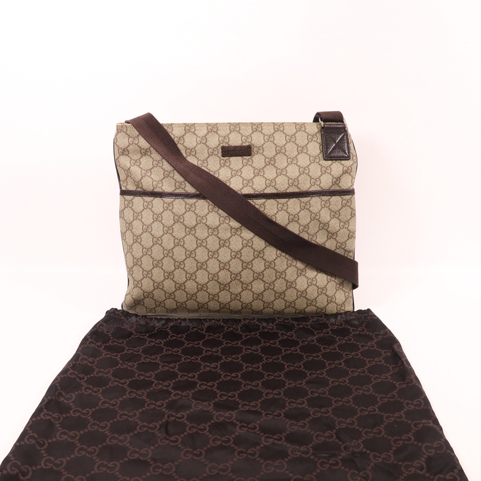 GUCCI 塗層帆布Shoulder Bag肩背袋