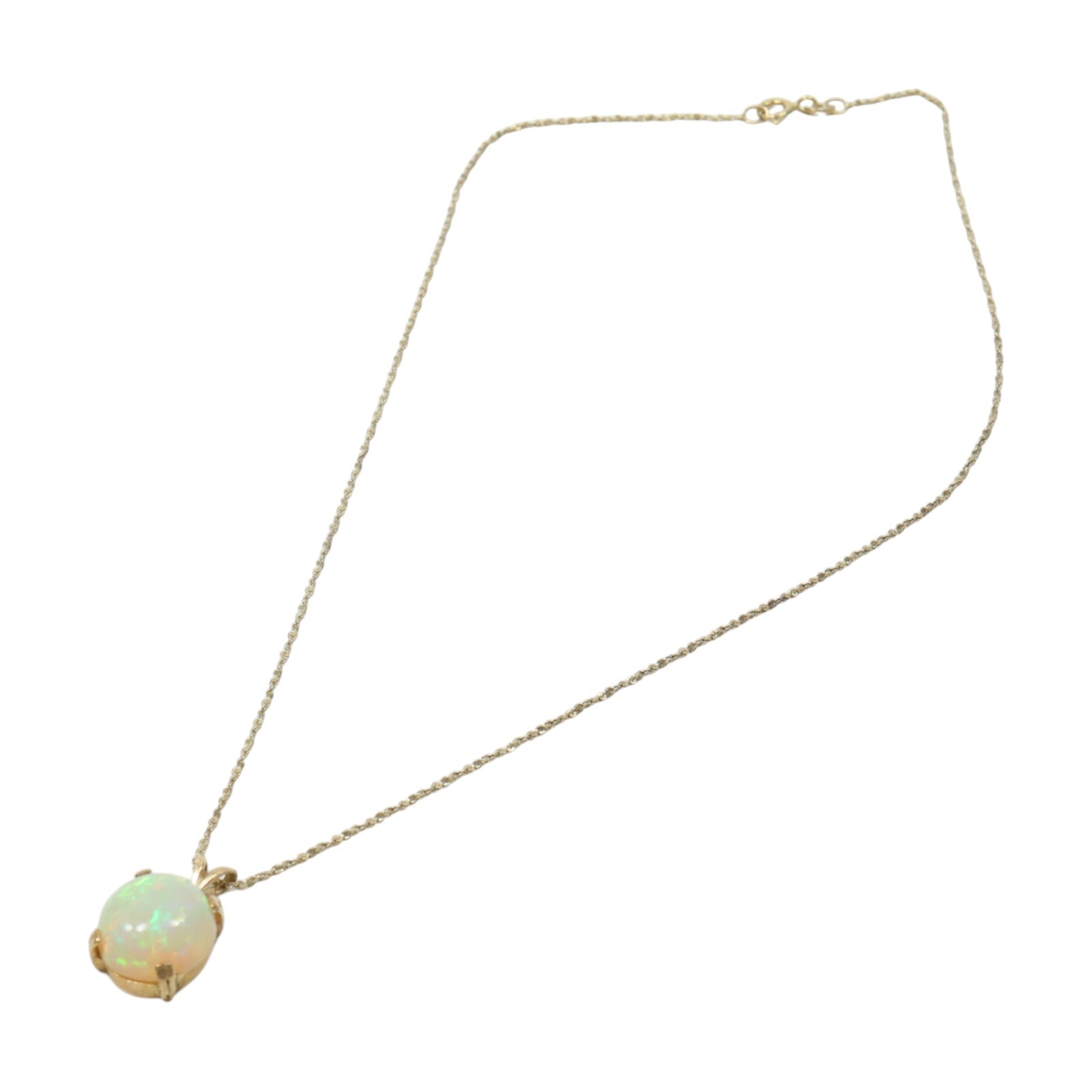 JEWELRY 925純銀Opal Necklace蛋白石項鍊