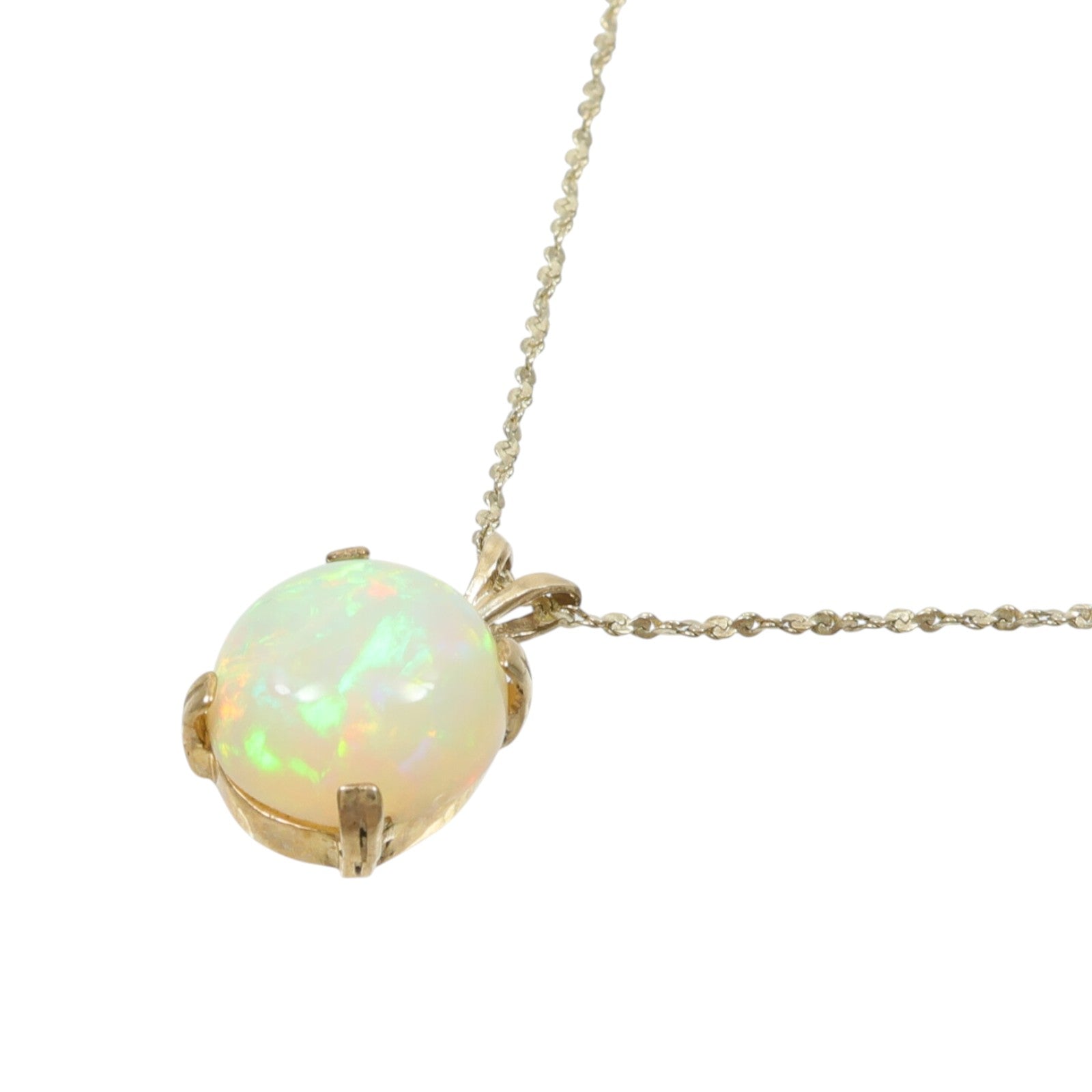 JEWELRY 925純銀Opal Necklace蛋白石項鍊