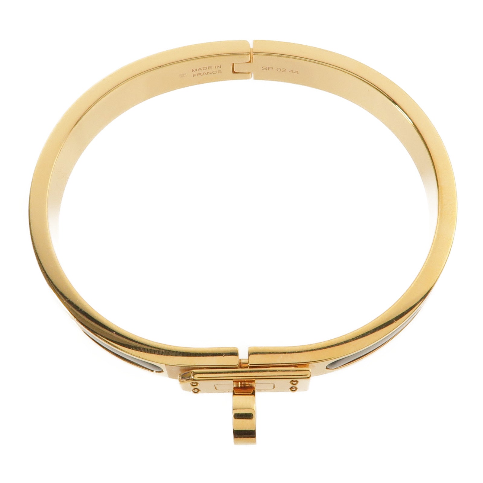 HERMES 金屬Mini Clic Kelly手鐲