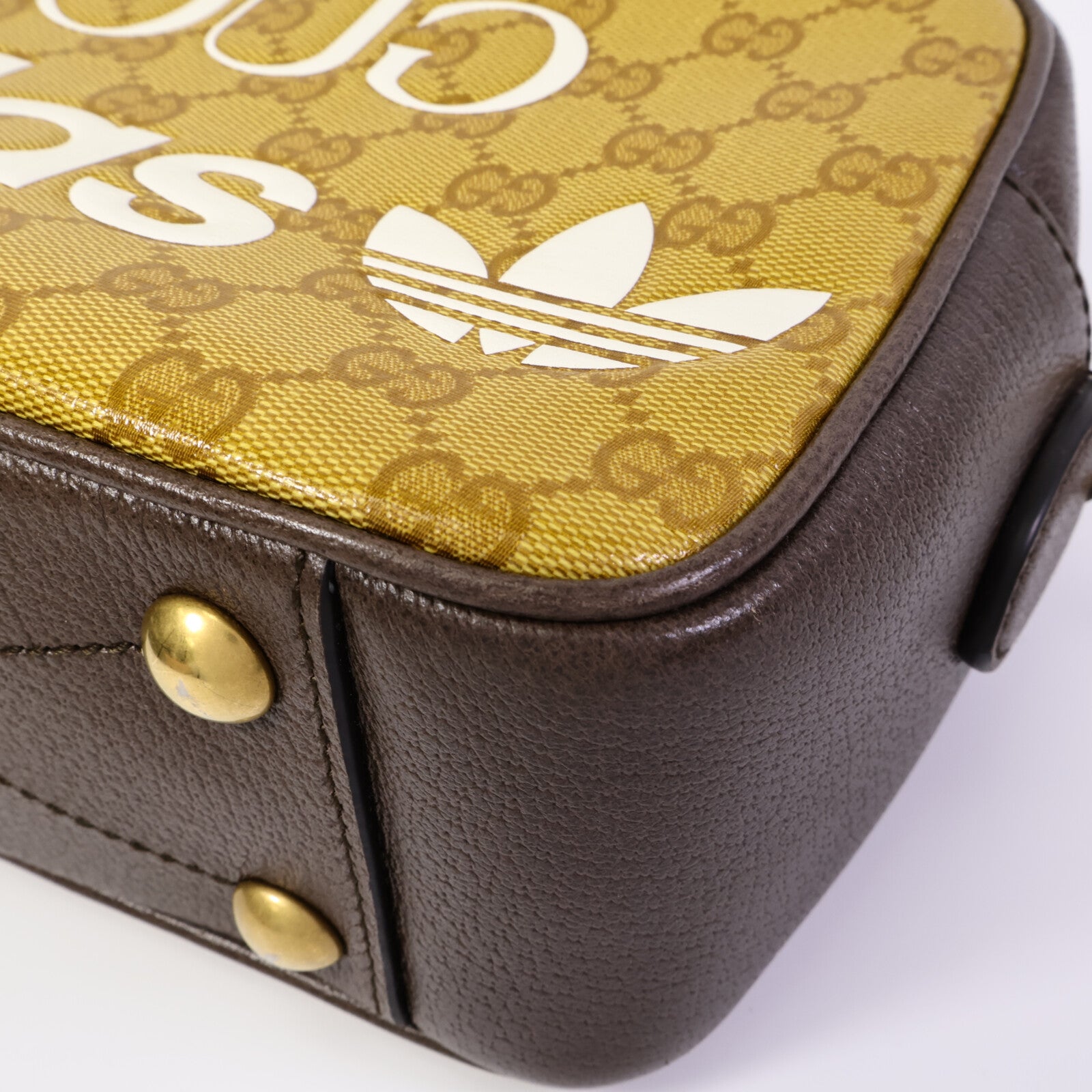 GUCCI 塗層帆布GUCCIxadidas GG Crystal肩背袋