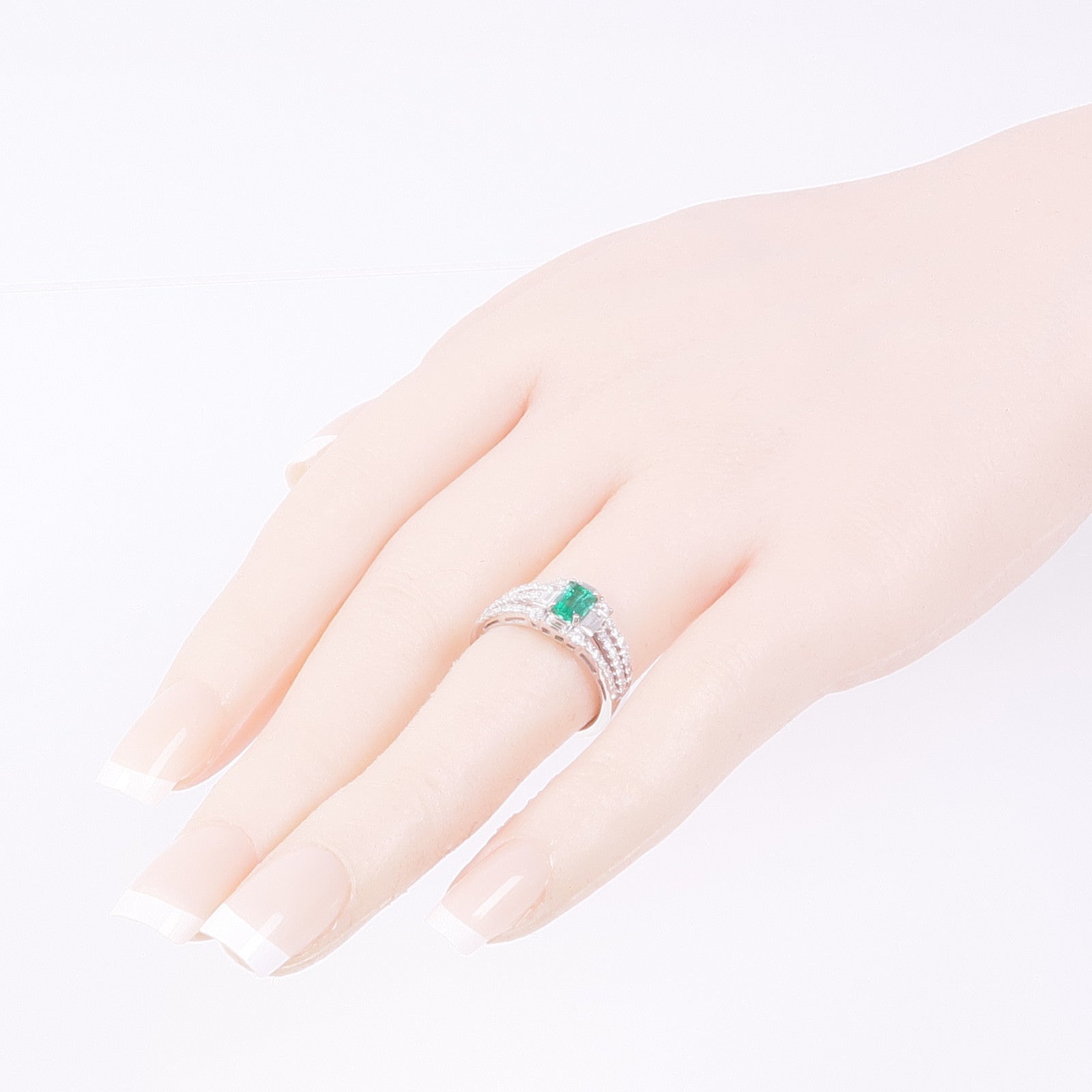 JEWELRY 【激減優惠】PT900鉑金Diamond Ring鑽石戒指US#5.75