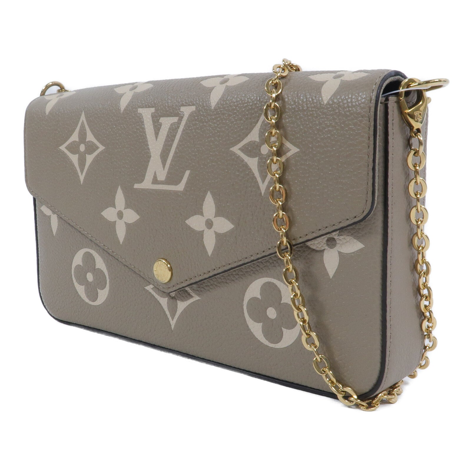 LOUIS VUITTON Monogram Empreinte Pochette Felicie鏈帶肩背袋