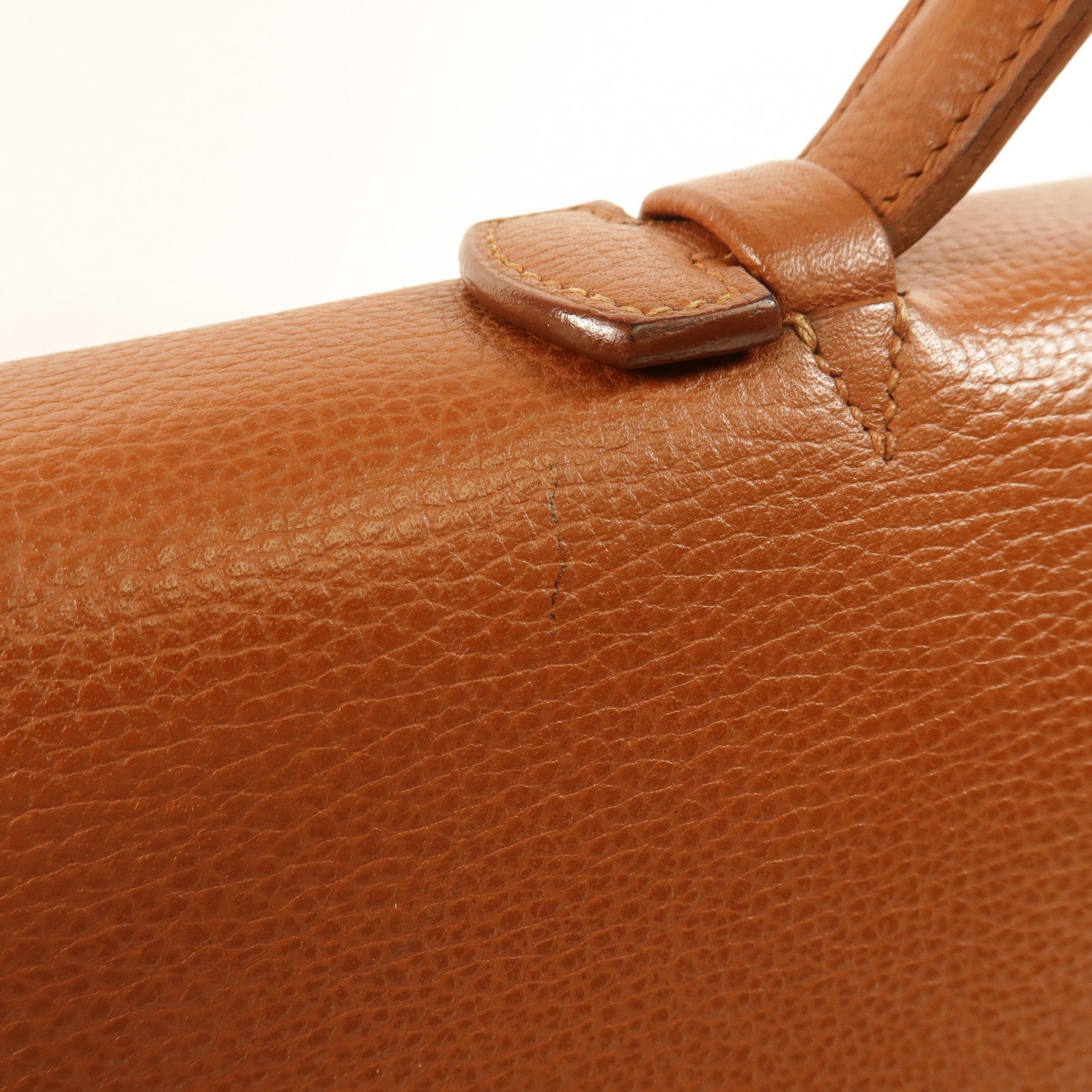 HERMES Togo皮革Sac A Depeches 38公事包Gold