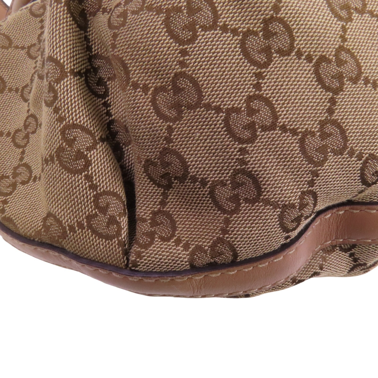 GUCCI GG帆布 Scarlett Stud Interlocking G Tote金扣肩背袋