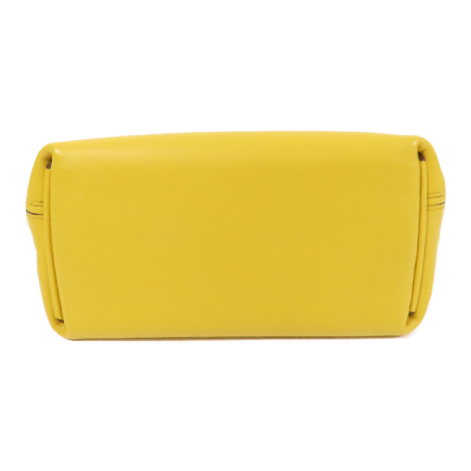 HERMES PHW 24x24 Mini 2way Shoulder Bag Evercolor Leather Sun