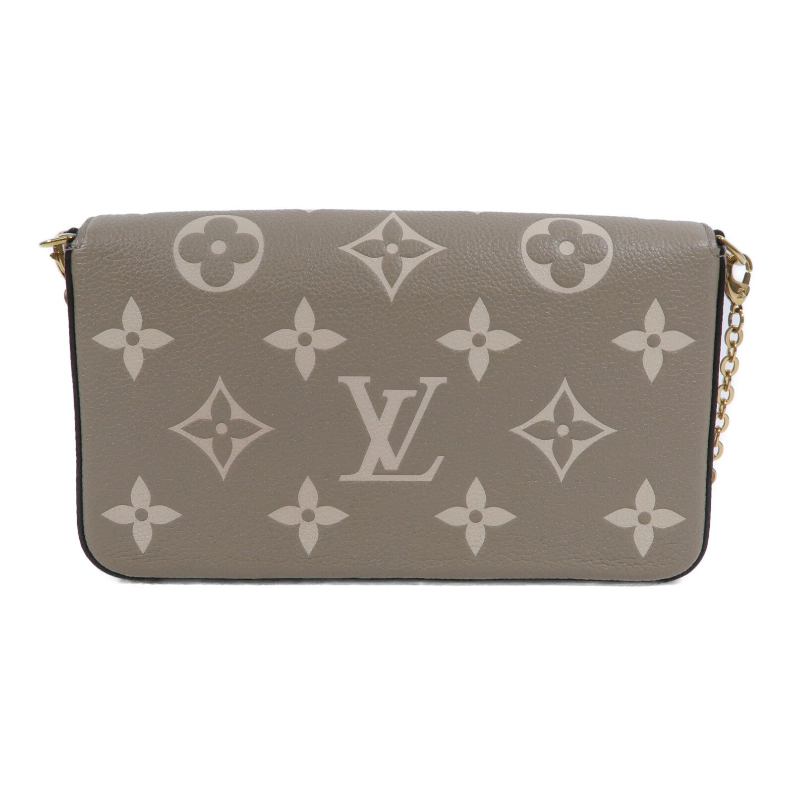 LOUIS VUITTON Monogram Empreinte Pochette Felicie鏈帶肩背袋