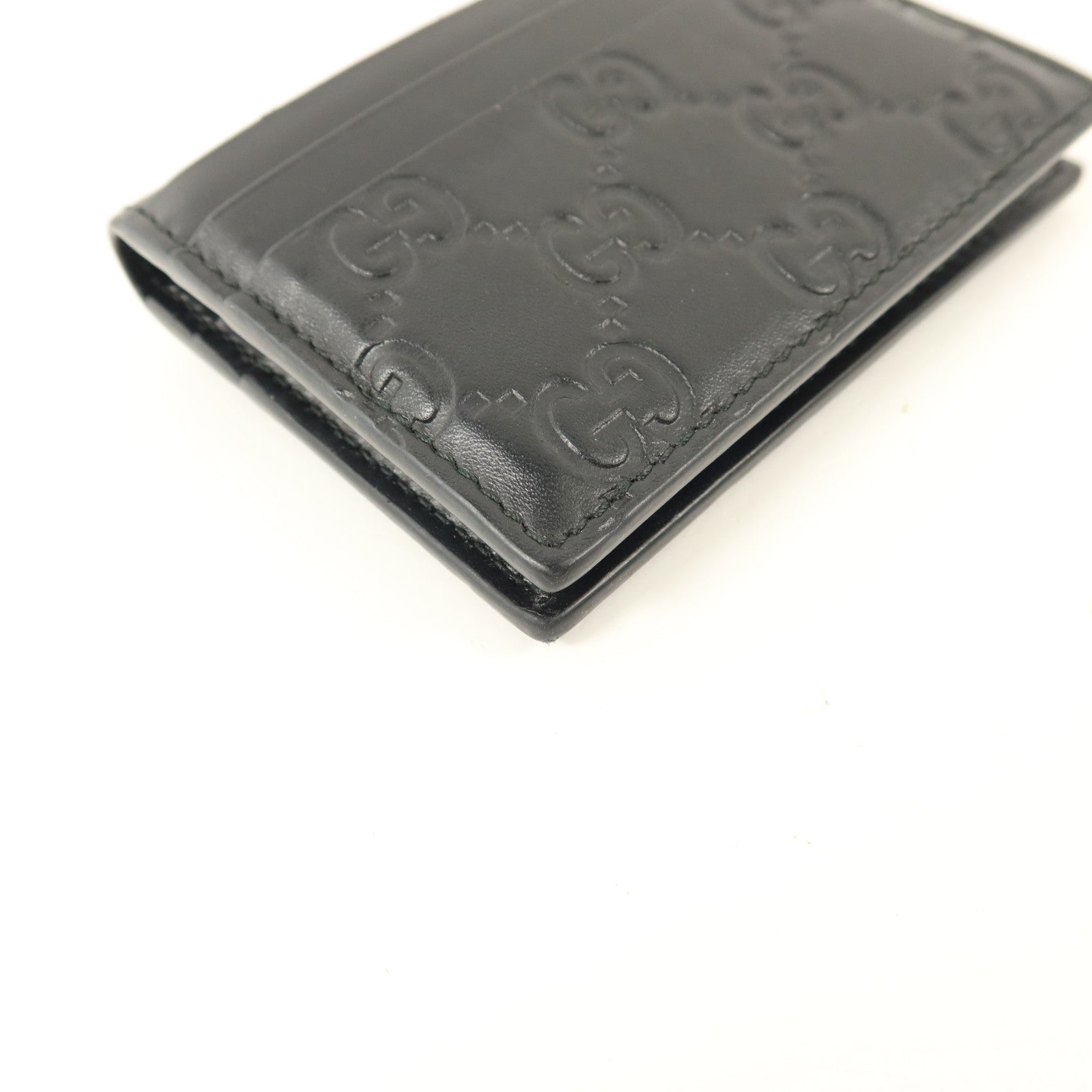 GUCCI 牛皮皮革Signature Card Case卡片套