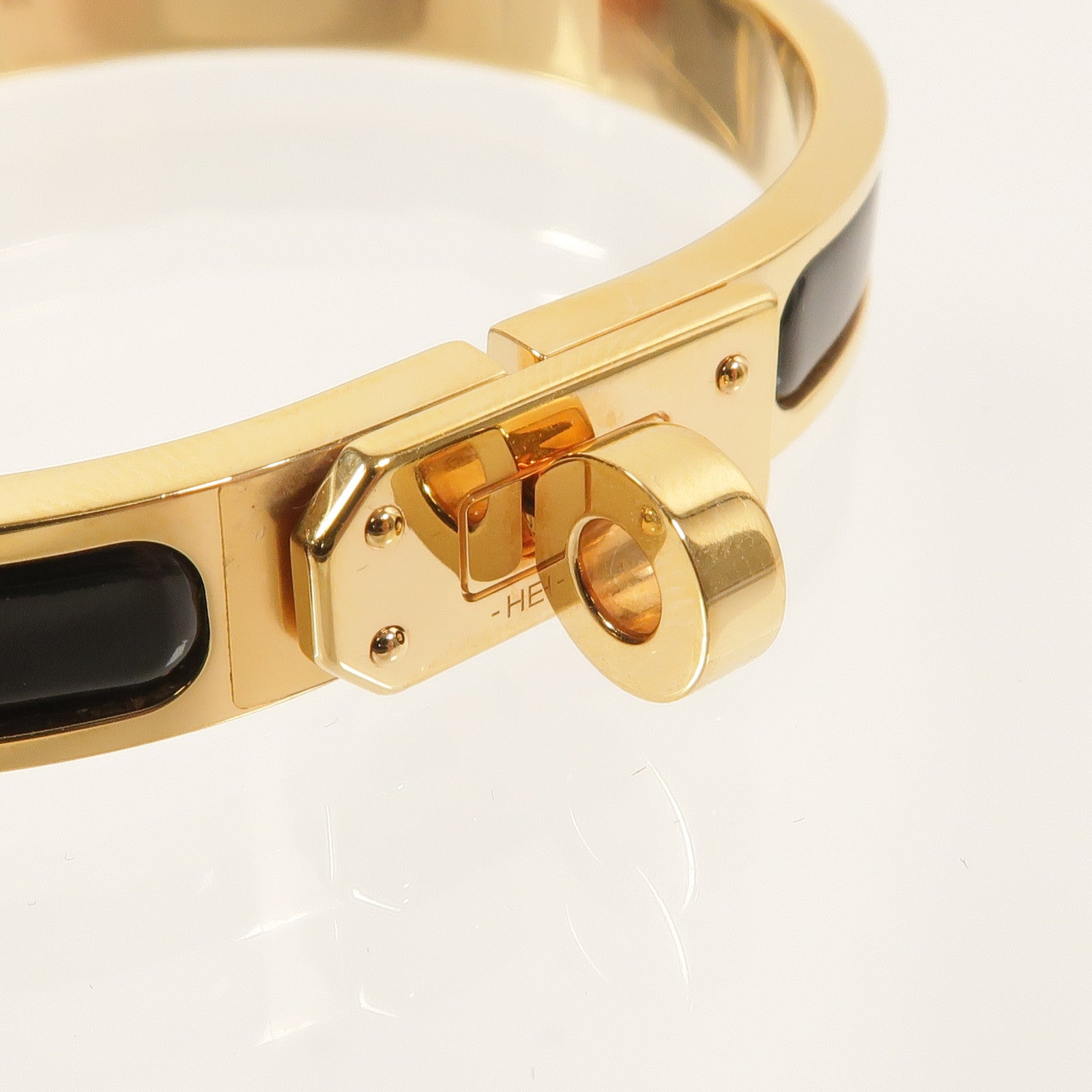 HERMES 金屬Mini Clic Kelly手鐲