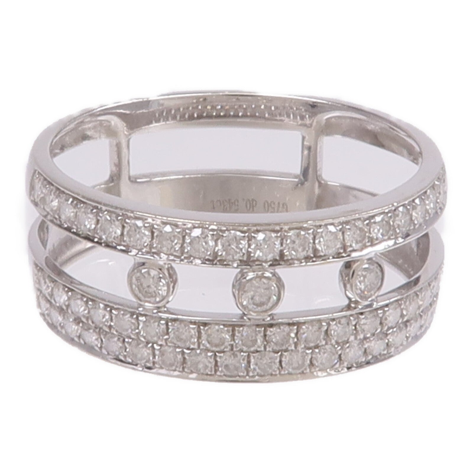 JEWELRY 18K白金Diamond Ring鑽石戒指US#6.75