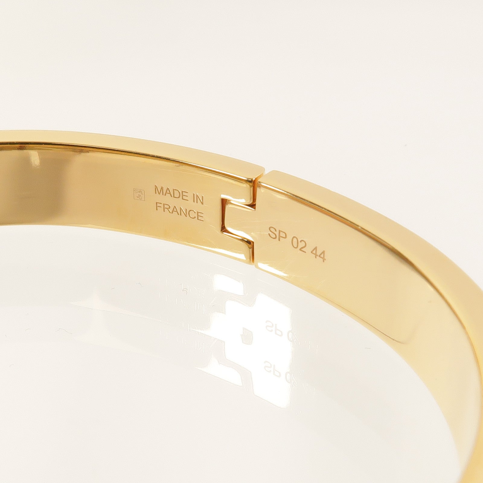 HERMES 金屬Mini Clic Kelly手鐲
