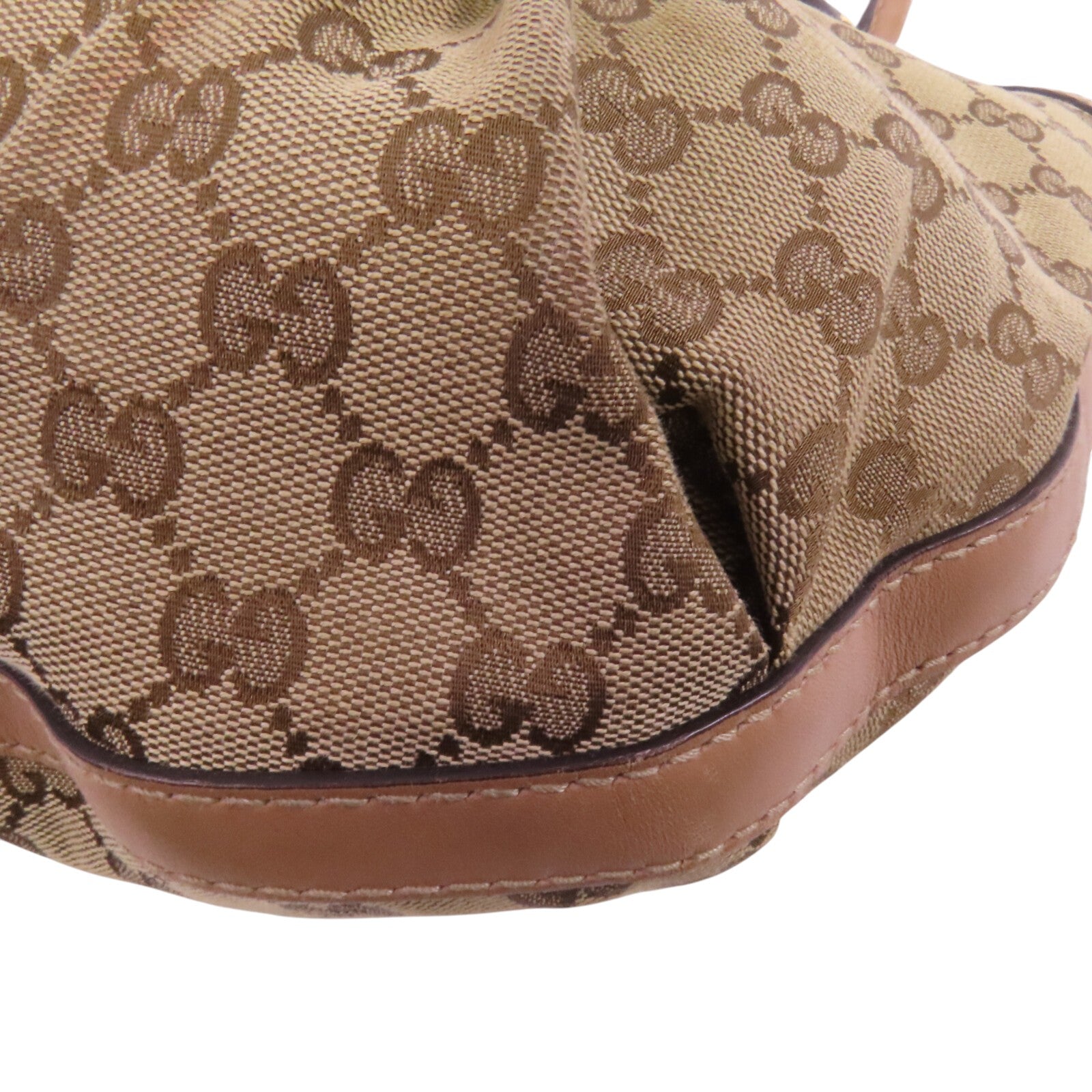 GUCCI GG帆布 Scarlett Stud Interlocking G Tote金扣肩背袋