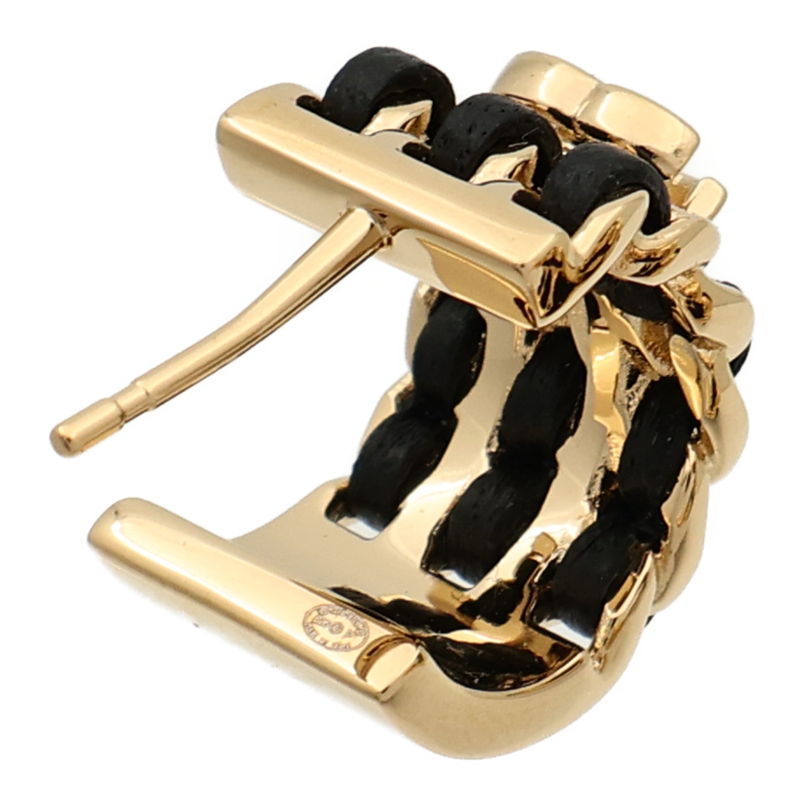 CHANEL 金屬/羊皮皮革Earrings耳環